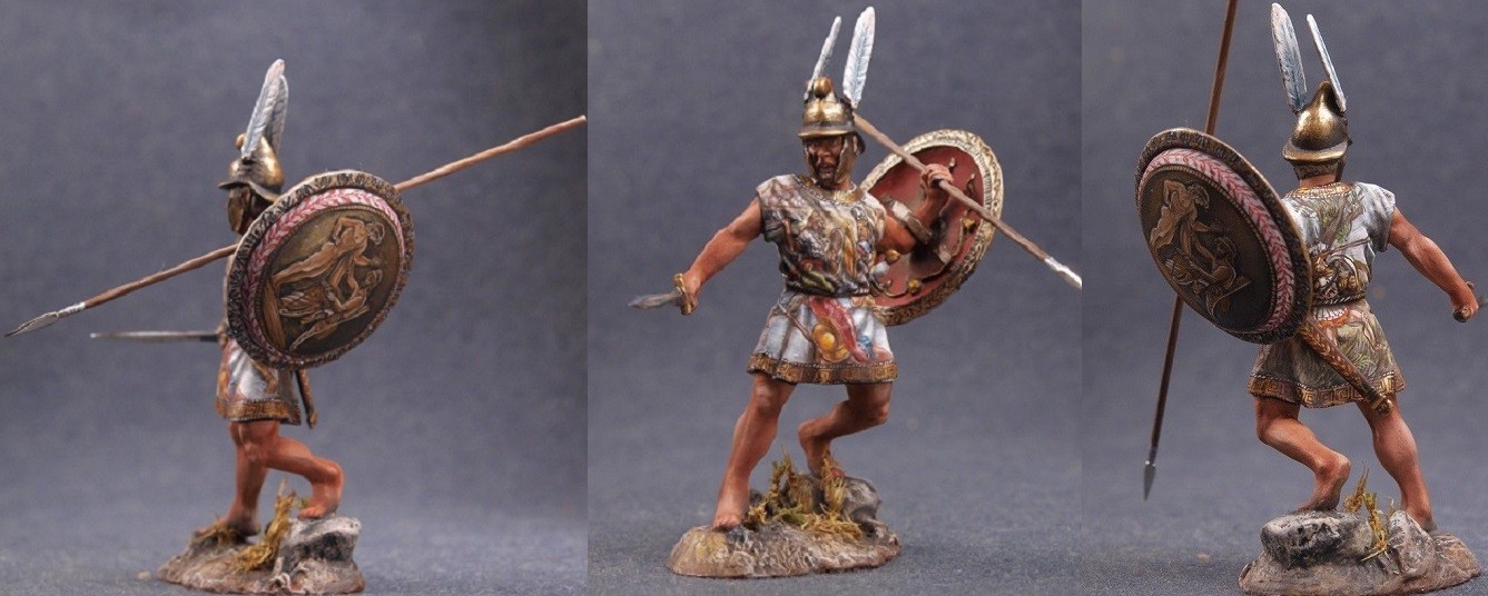 Tin toy soldiers  ELITE painte 54mm. Macedonian Infantryman