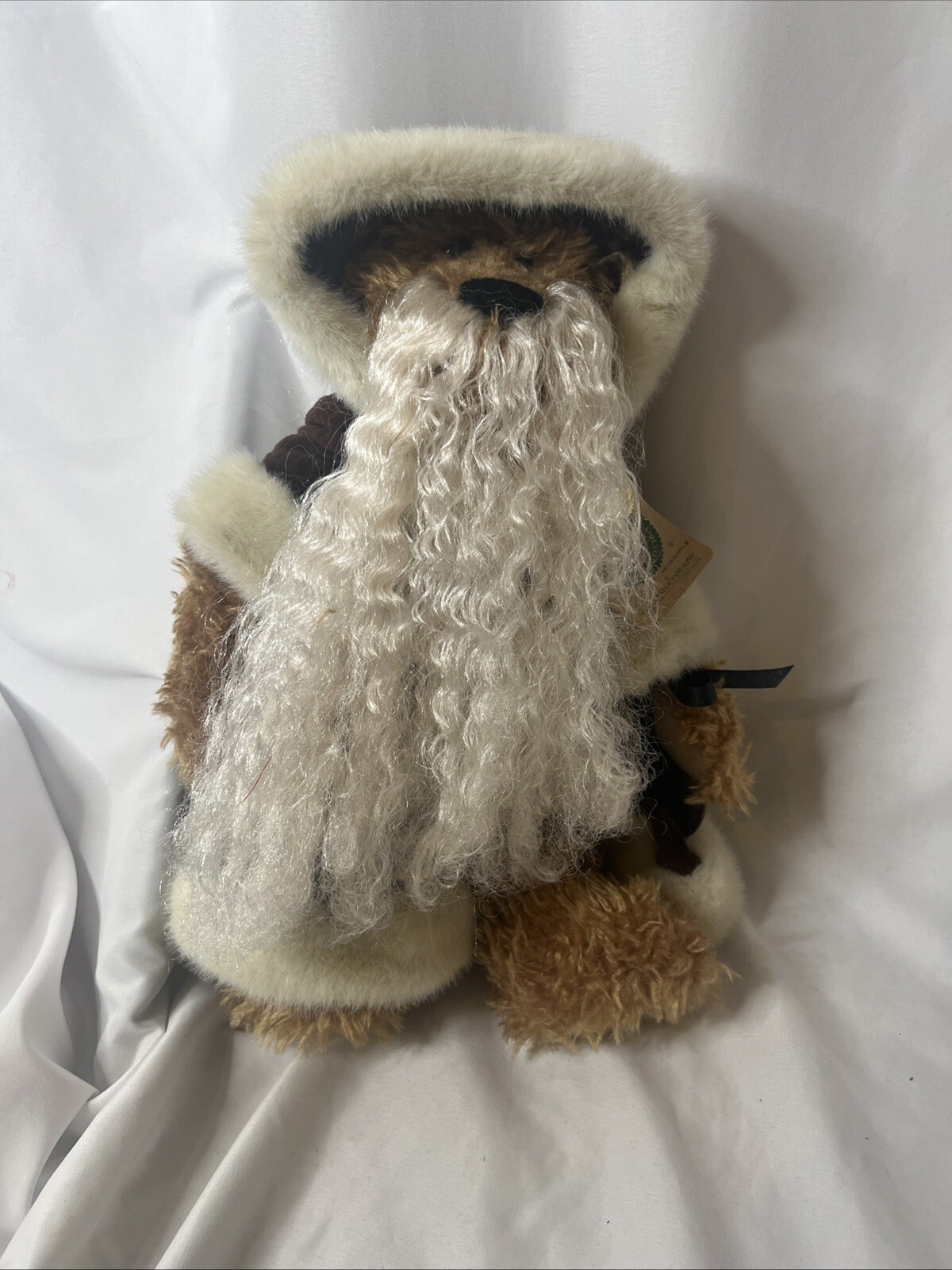 Boyds Bears The Millennium 2000 Christmas Holiday Santa Bear Brown Robe 900099