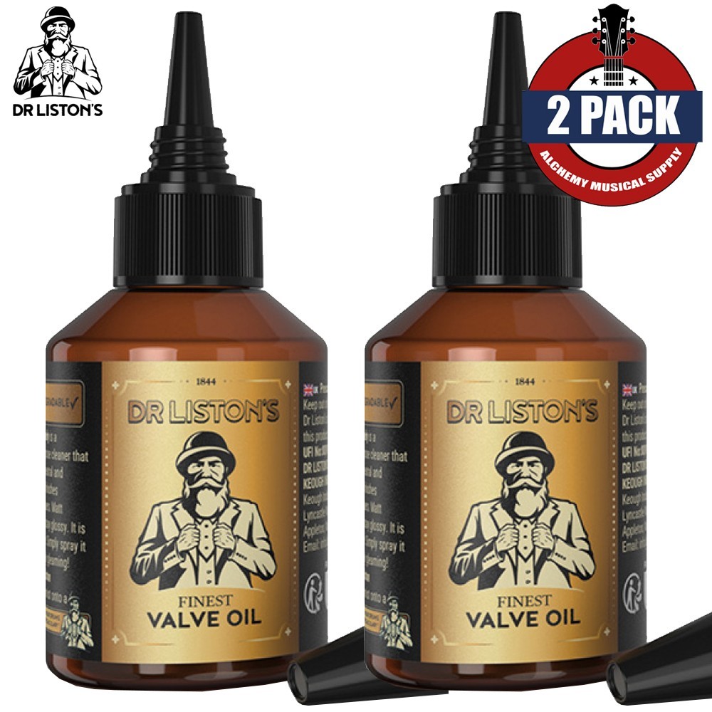 2-PACK Dr. Liston's Finest Valve Oil 50ML Professional Grade DR-FVO-50