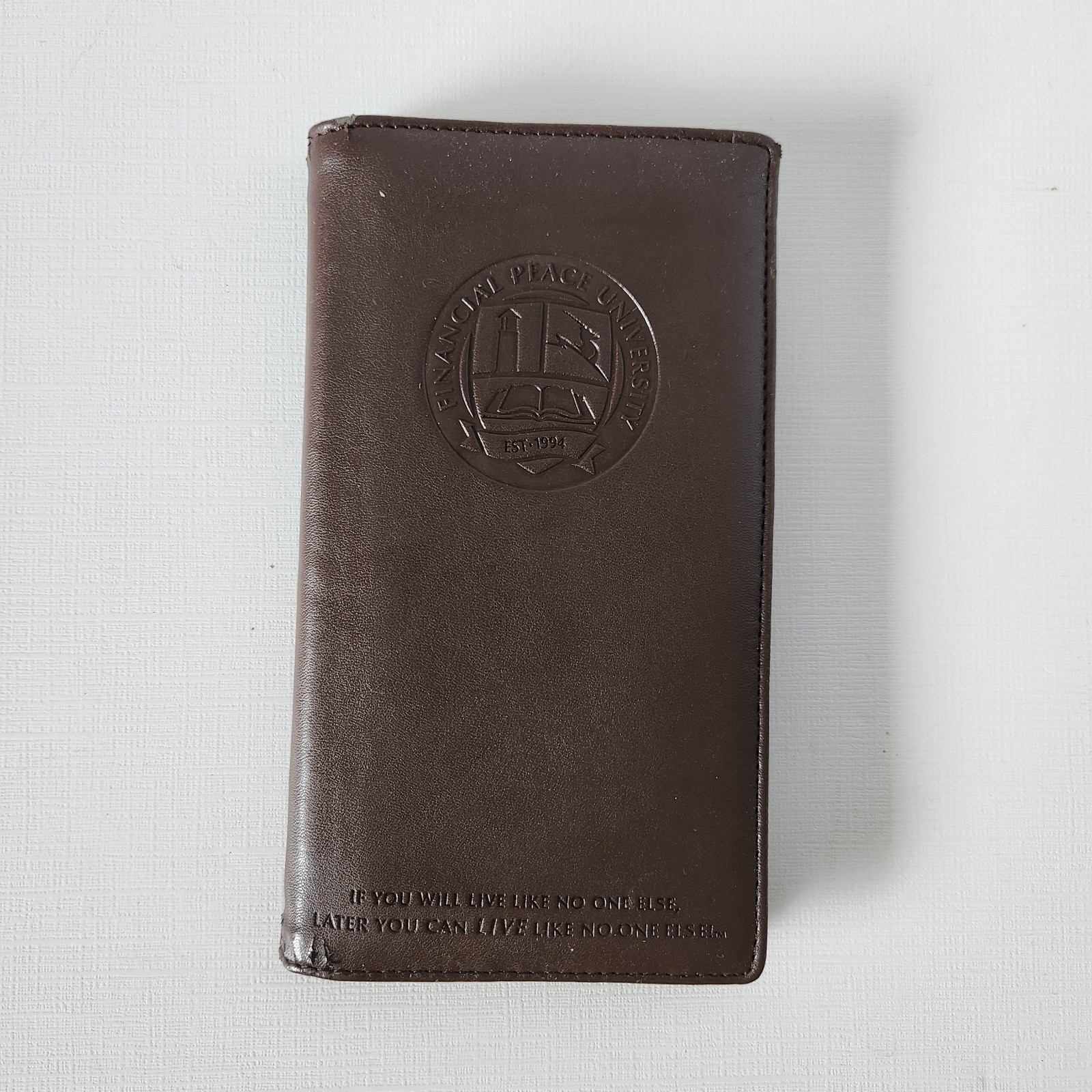 New! Dave Ramsey Financial Peace University Starter Envelope System Brown Wallet