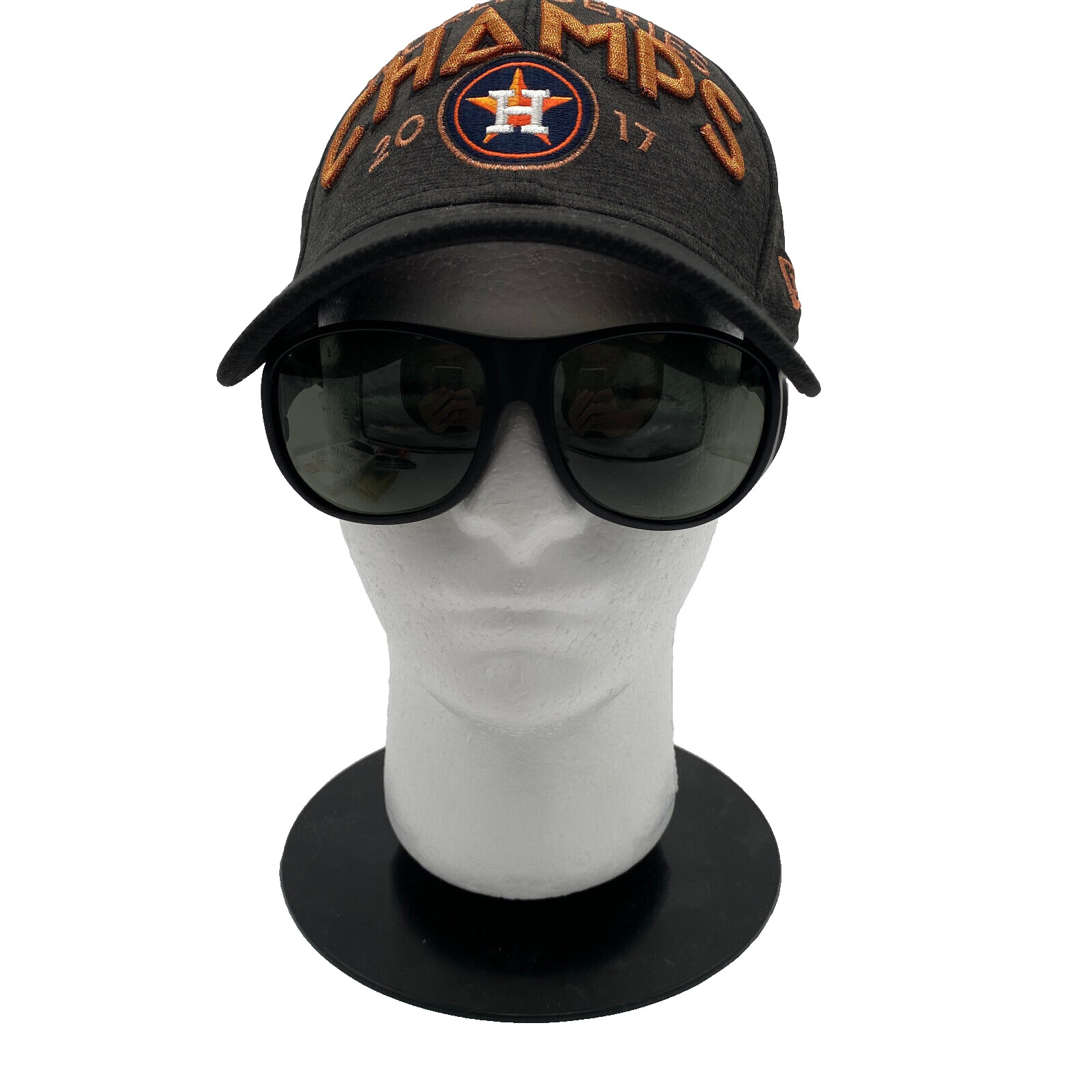 Houston Astros Hat One Size World Series Champs 2017 Fitted Baseball Ball Cap