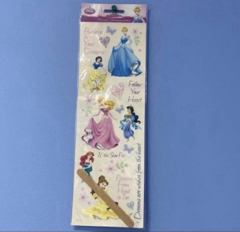 Disney Princess Rub-ons  Brand new factory sealed