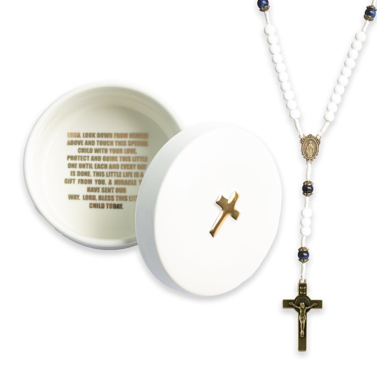 Baptism Gifts for Girl, Baptism Gifts, Catholic Baptism Gifts, Rosary Beads C...
