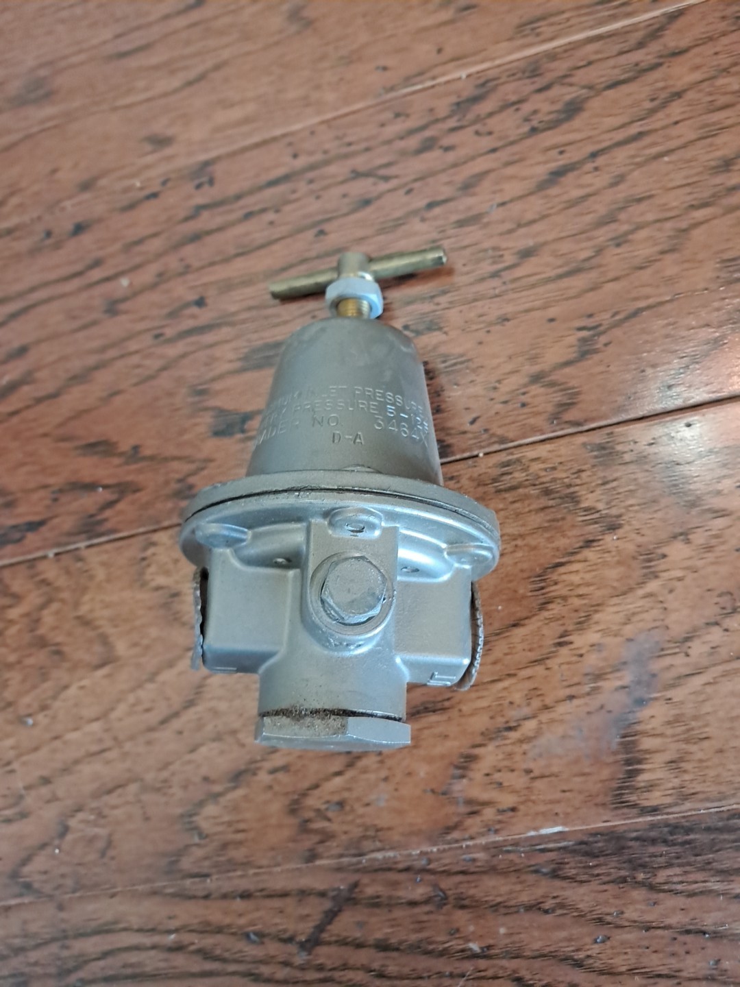 Vintage Schrader 3463X 400 PSI Inlet 5-125 PSI Outlet Air Regulator N76