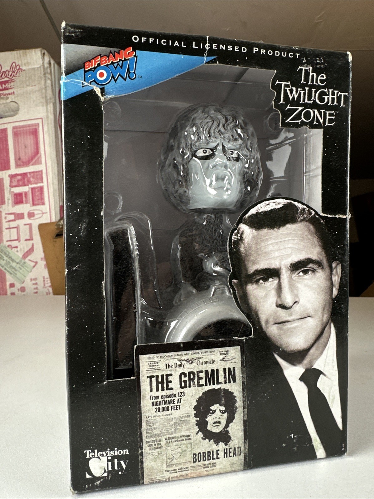 Damaged Packaging BIF BANG POW! The Twilight Zone Mystic Seer Bobble Head 2009