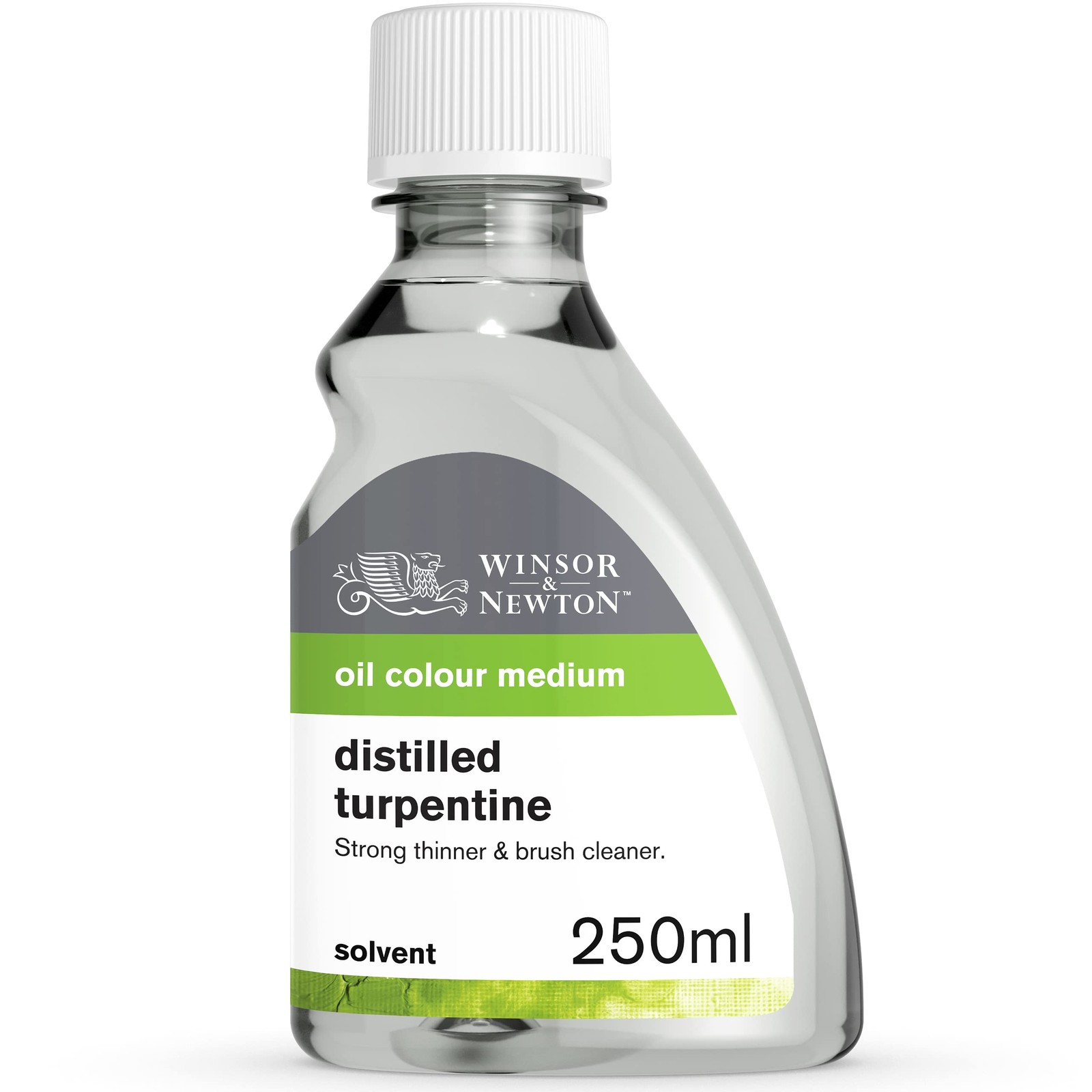 Winsor & Newton Distilled Turpentine 250ml for Oil Paint & Brush Cleaning