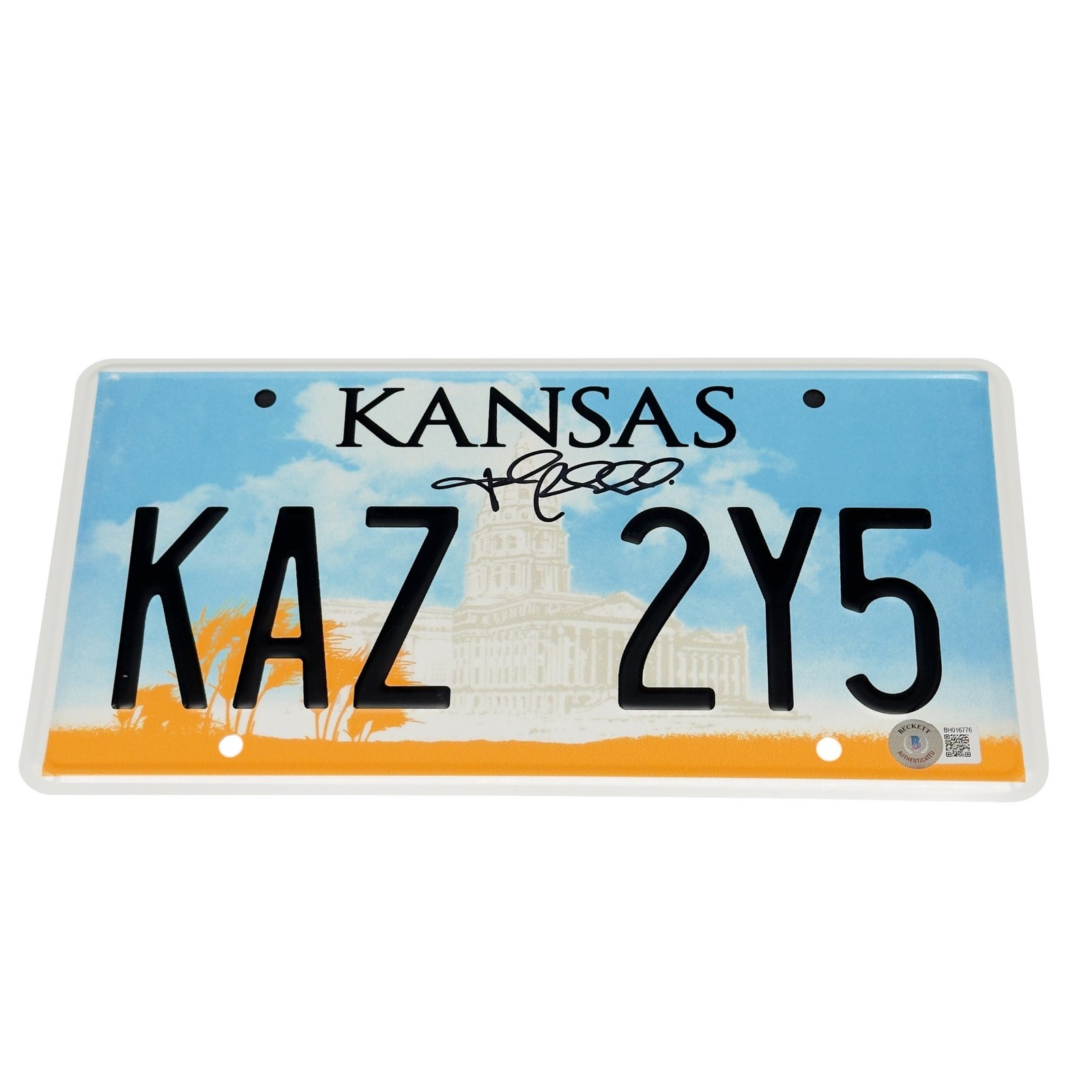 Jared Padalecki Signed Supernatural License Plate Beckett Authentic Autograph!