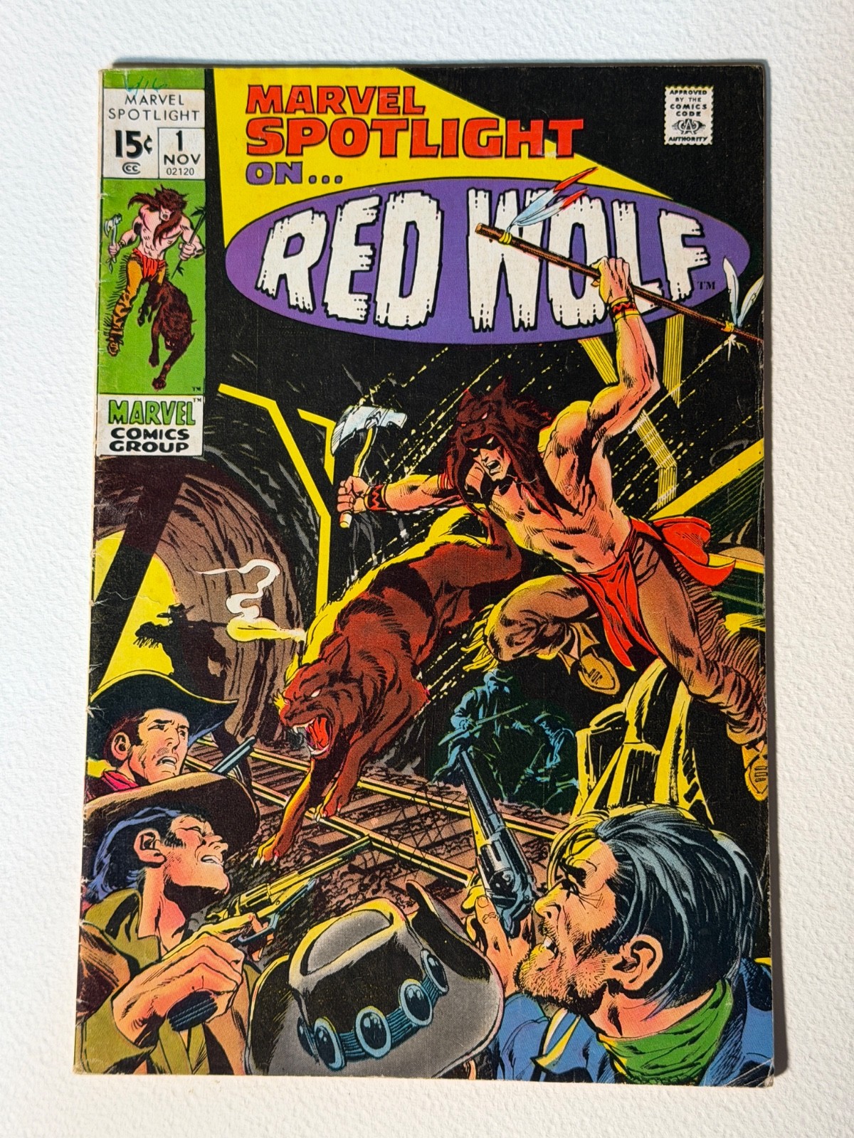 Marvel Spotlight #1 Marvel Comics November 1971 - First Appearance of Red Wolf