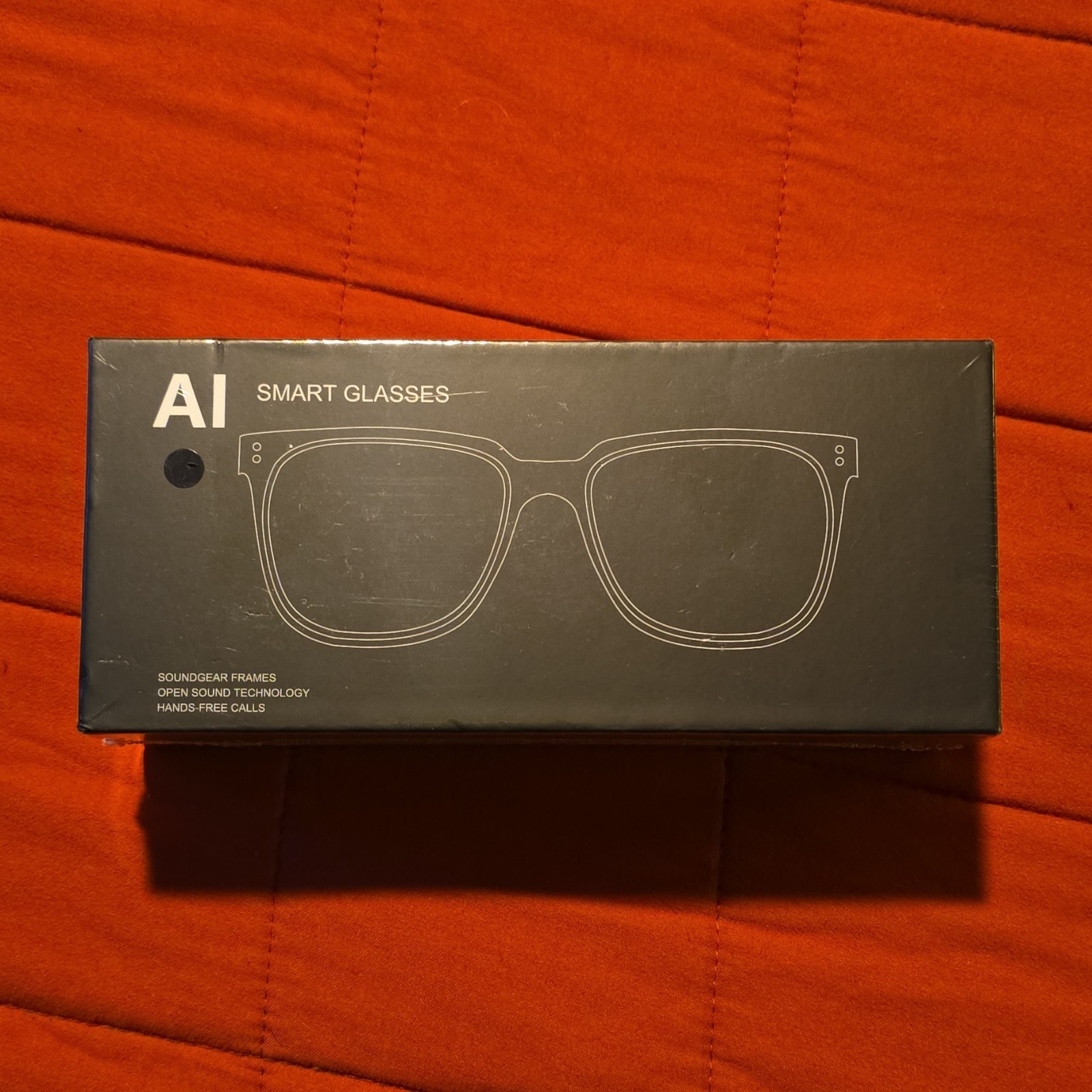AI Smart Glasses Open Ear Audio Hands-Free Calls Built-in Microphones