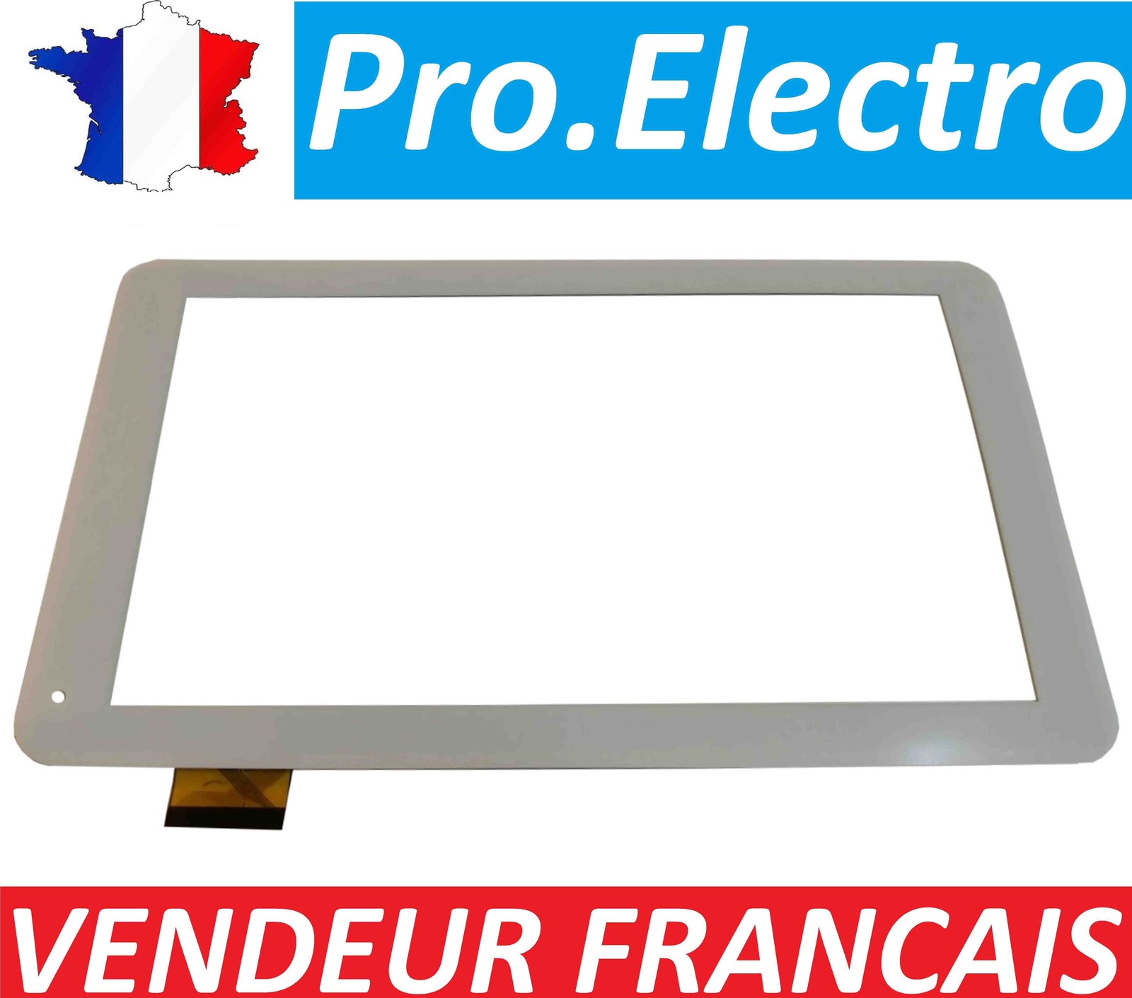 White: Touch Screen Touchscreen Digitizer ARCHOS 90 COP