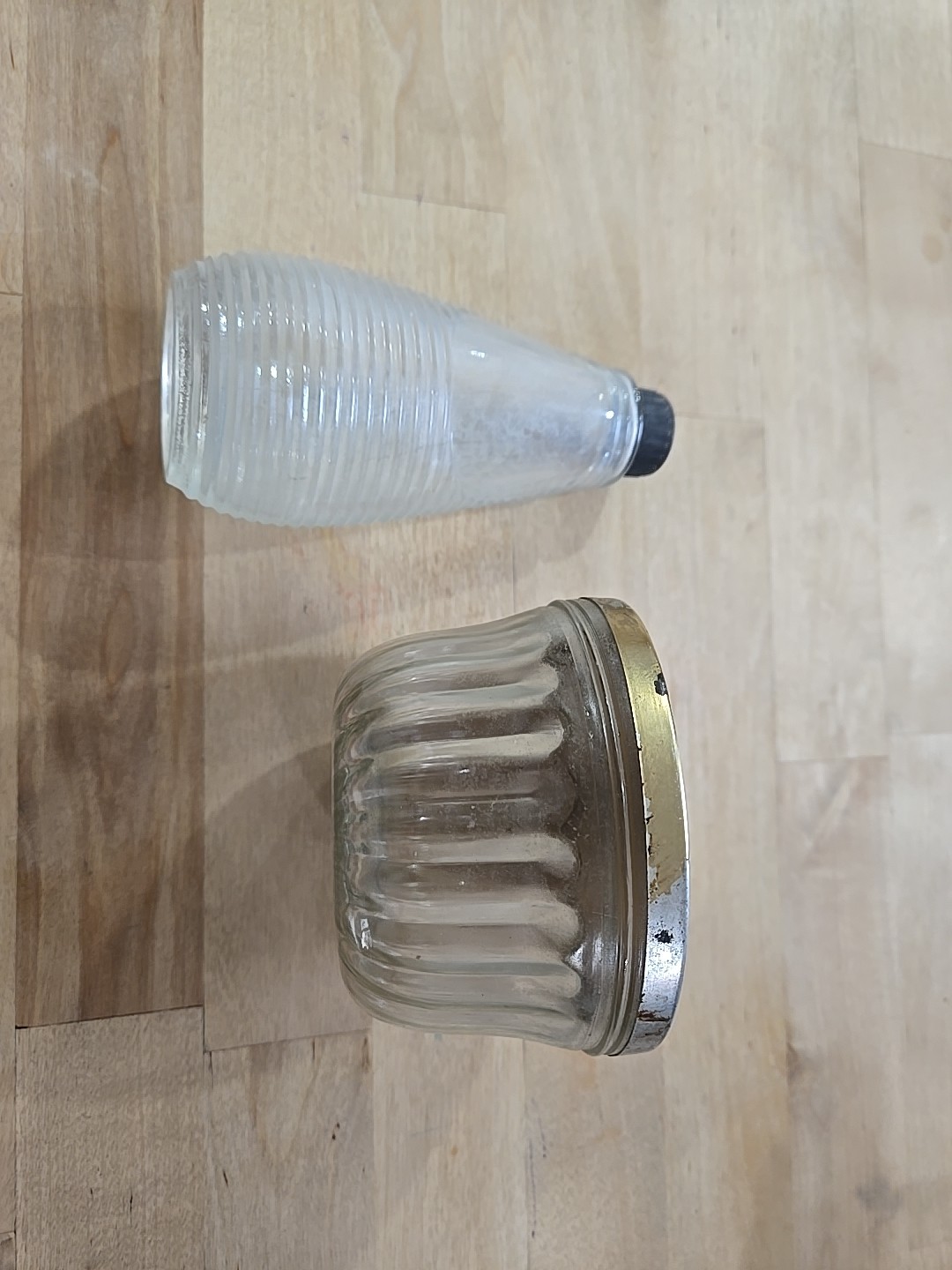 Vintage Glass Jars with Lids, PD&co, Kerr Jelly Glass