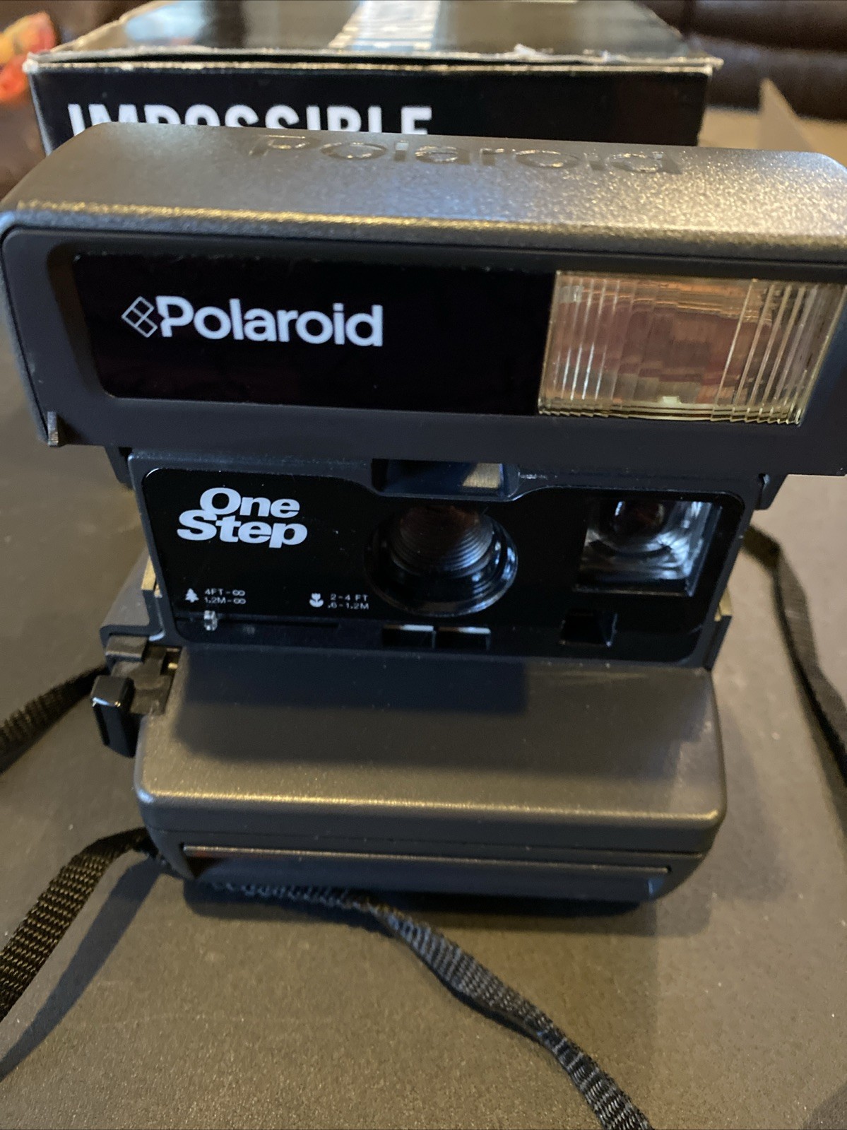 Polaroid One Step Close Up 600 Instant Film Camera with Strap And Box
