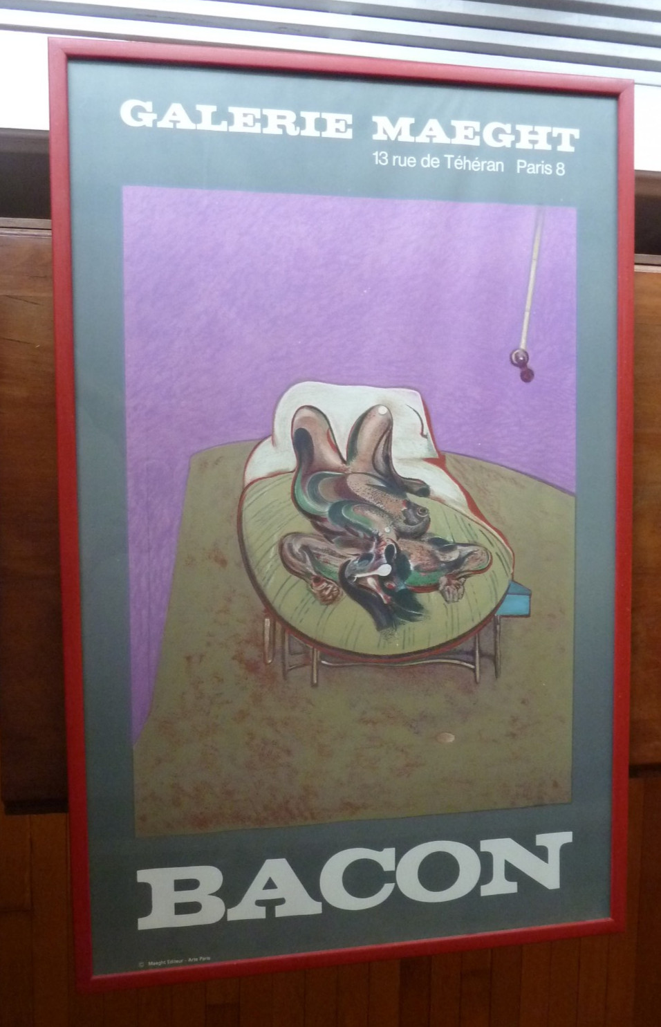 FRANCIS BACON ORIGINAL ART POSTER EXHIBITION GALERIE MAEGHT 1966 LITHOGRAPHY