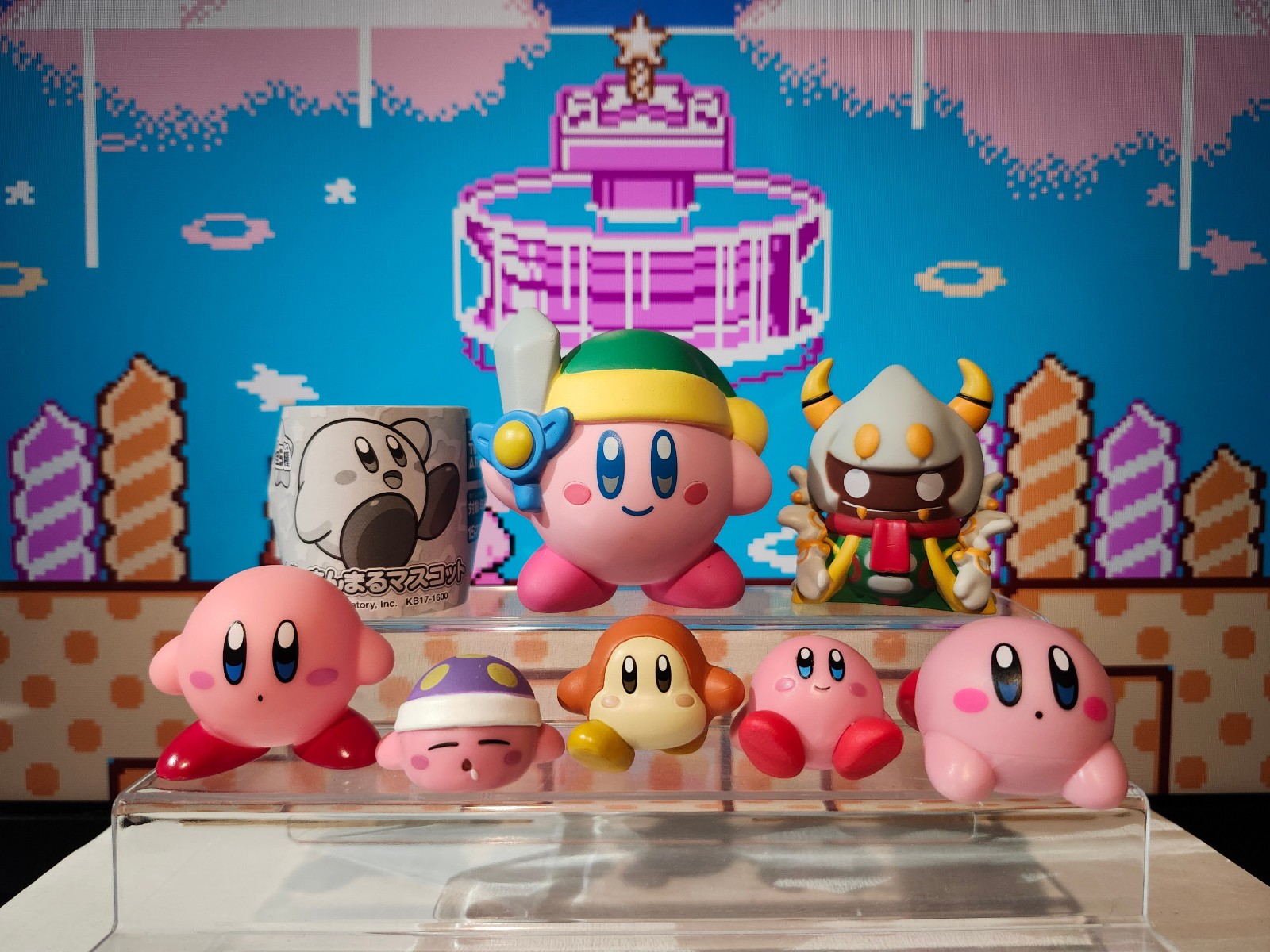 Kirby Figure Set of 7 + 3 Gifts! Waddle Dee Taranza Poyo!!