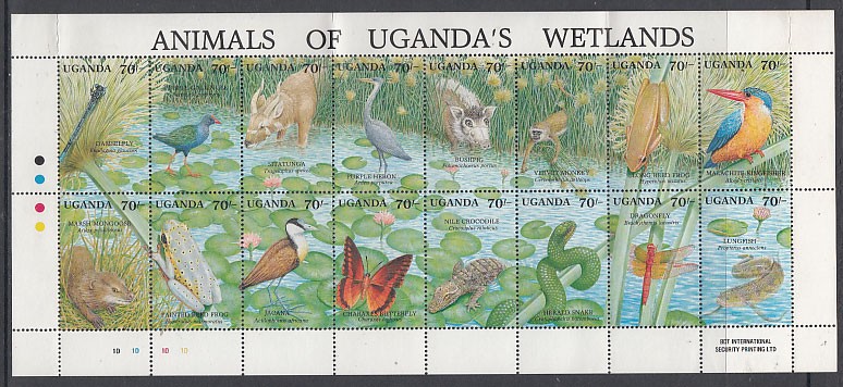 Uganda - Yvert Mail 713/28 ** MNH Fauna