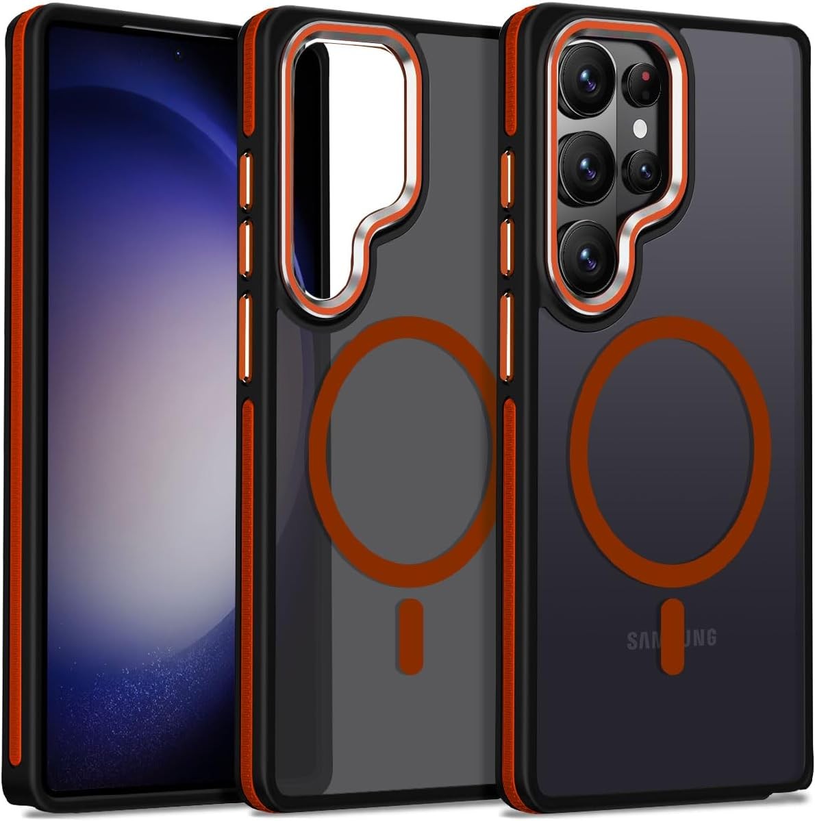 Translucent Matte Cover Case for Samsung Galaxy S26 Ultra, Military Grade Drop R