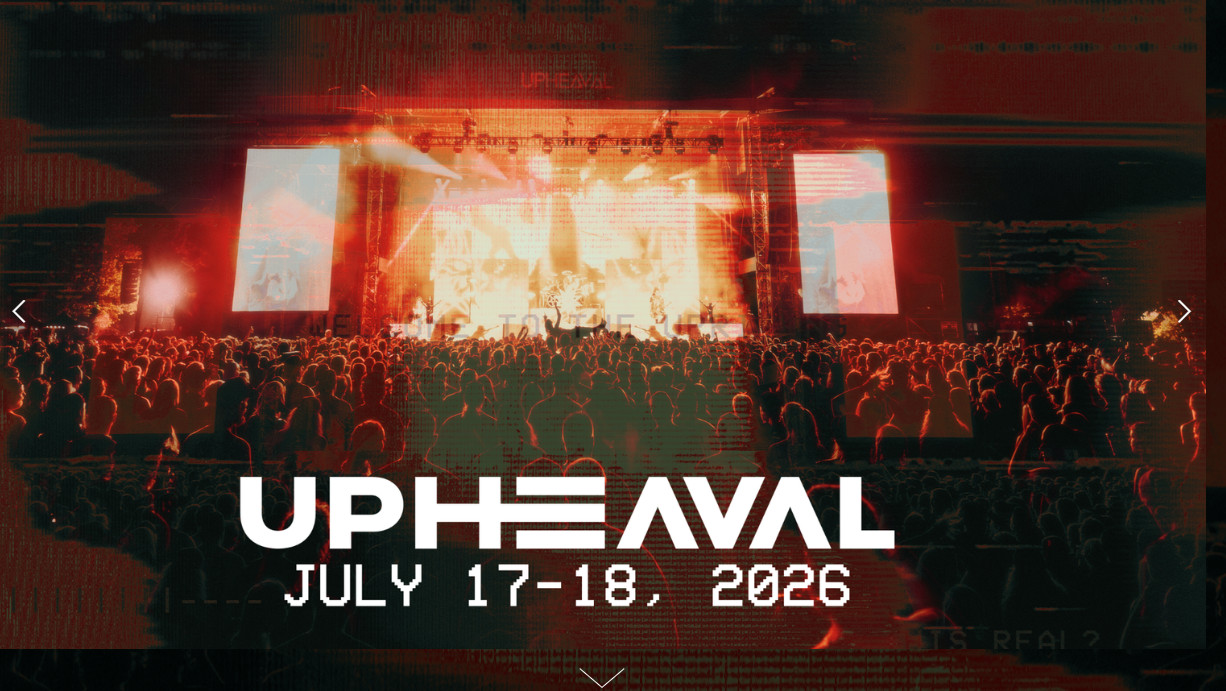 1 x 2-day VIP ticket to Upheaval Festival Grand Rapids, MI 7/17/26 & 7/18/26