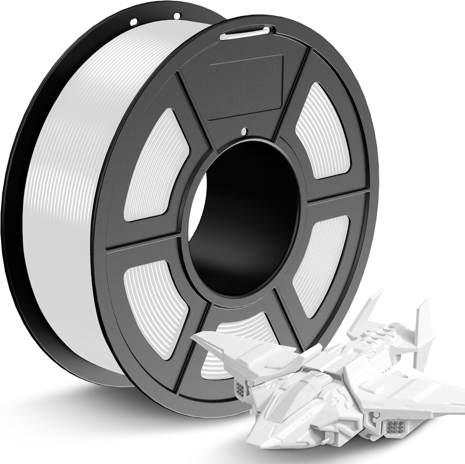 JAYO High Speed PLA+2.0 White 1.1KG 1.75mm 3D Printer Filament 600mm/s Printing