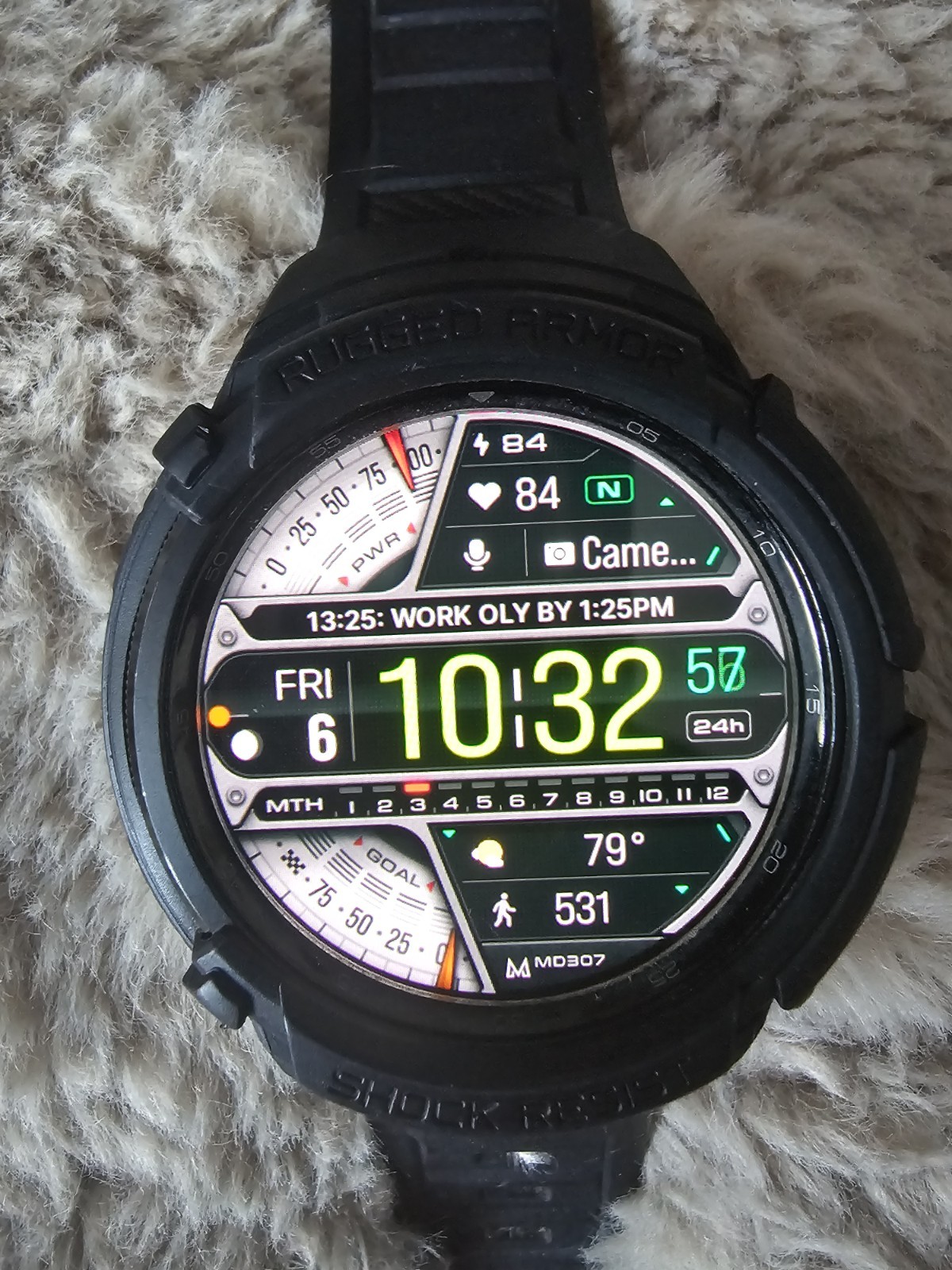 Samsung Galaxy Watch6 Classic SM-R960 Smartwatch 47mm Bluetooth Armor Case Band 