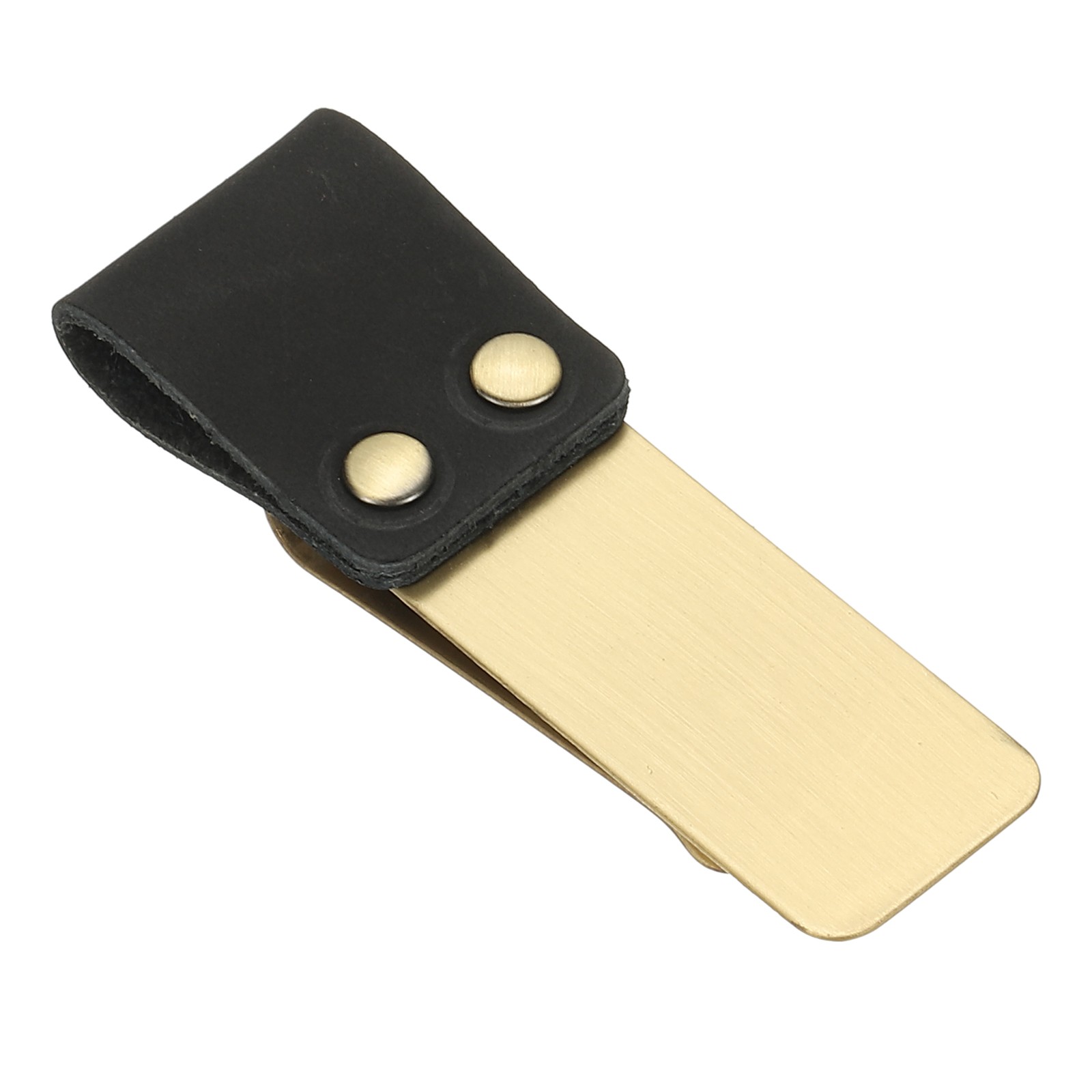 Notebook pen holder, brass pen holder, black