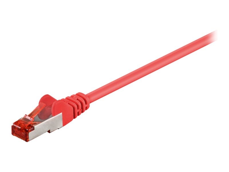 Goobay 95487 10m Cat6 S/FTP (S-STP) RJ-45 RJ-45 Red CAT 6 S/FTP Patch Cable