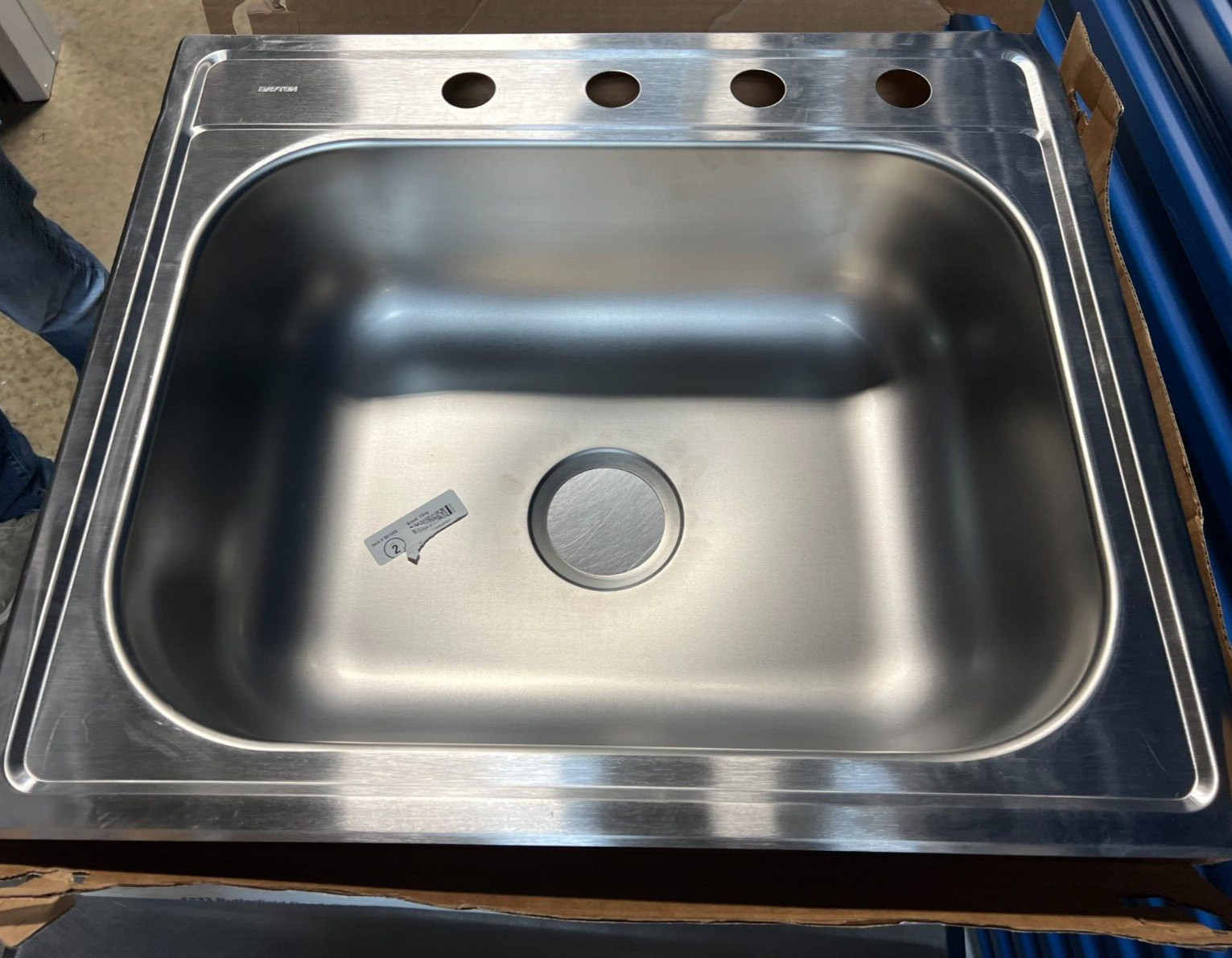 Elkay 961845 Dayton 25" Drop In Single Basin Stainless Steel - 4 Faucet Holes