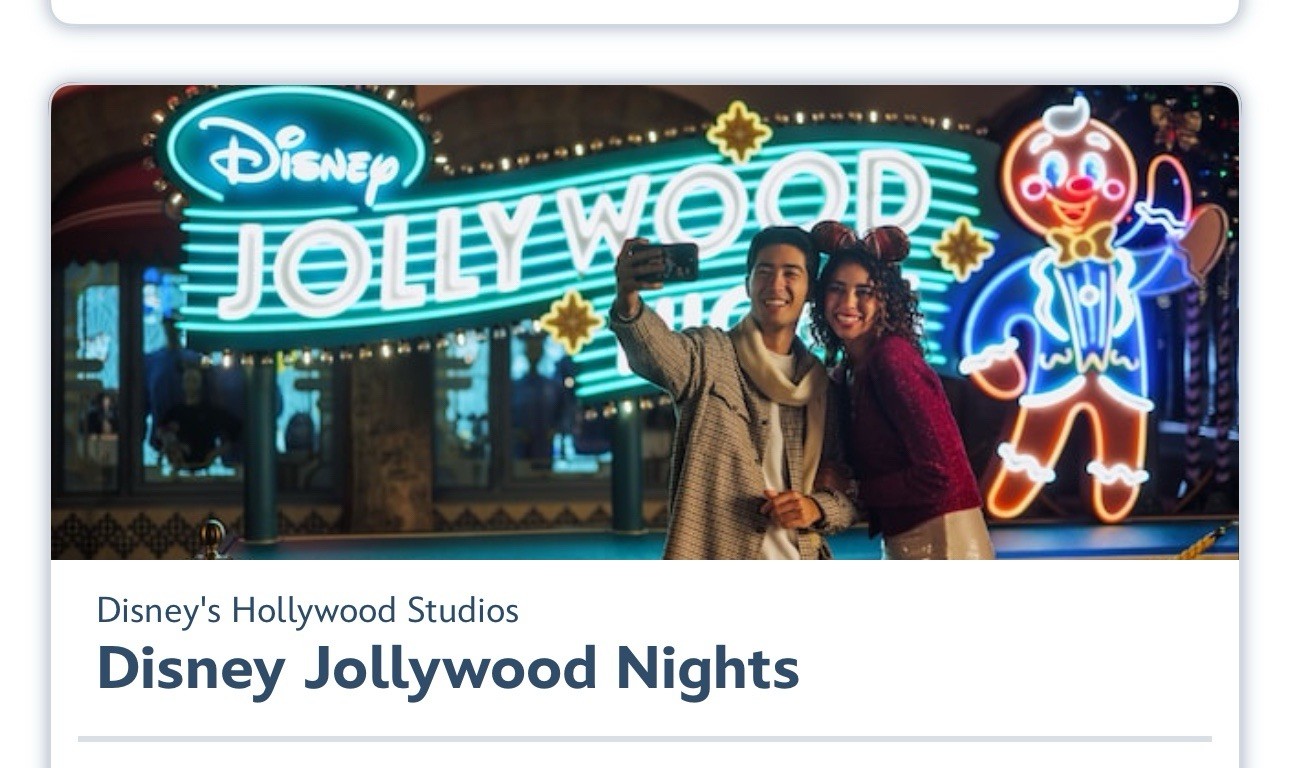 Disney Jollywood Nights December 13, 2025