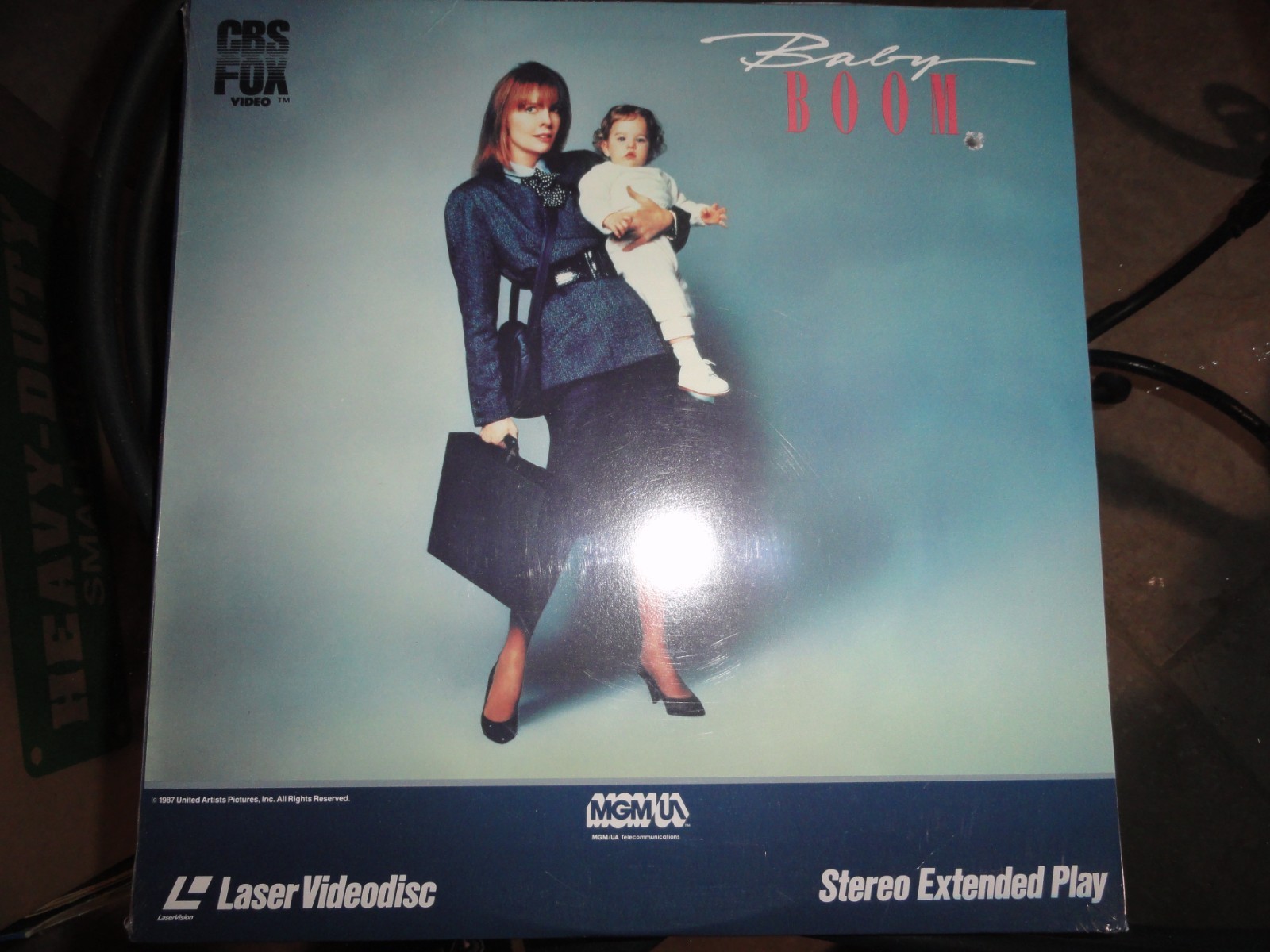 CBS FOX HOME VIDEO LASER DISC BABY BOOM DIANE KEATON EXTENDED PLAY