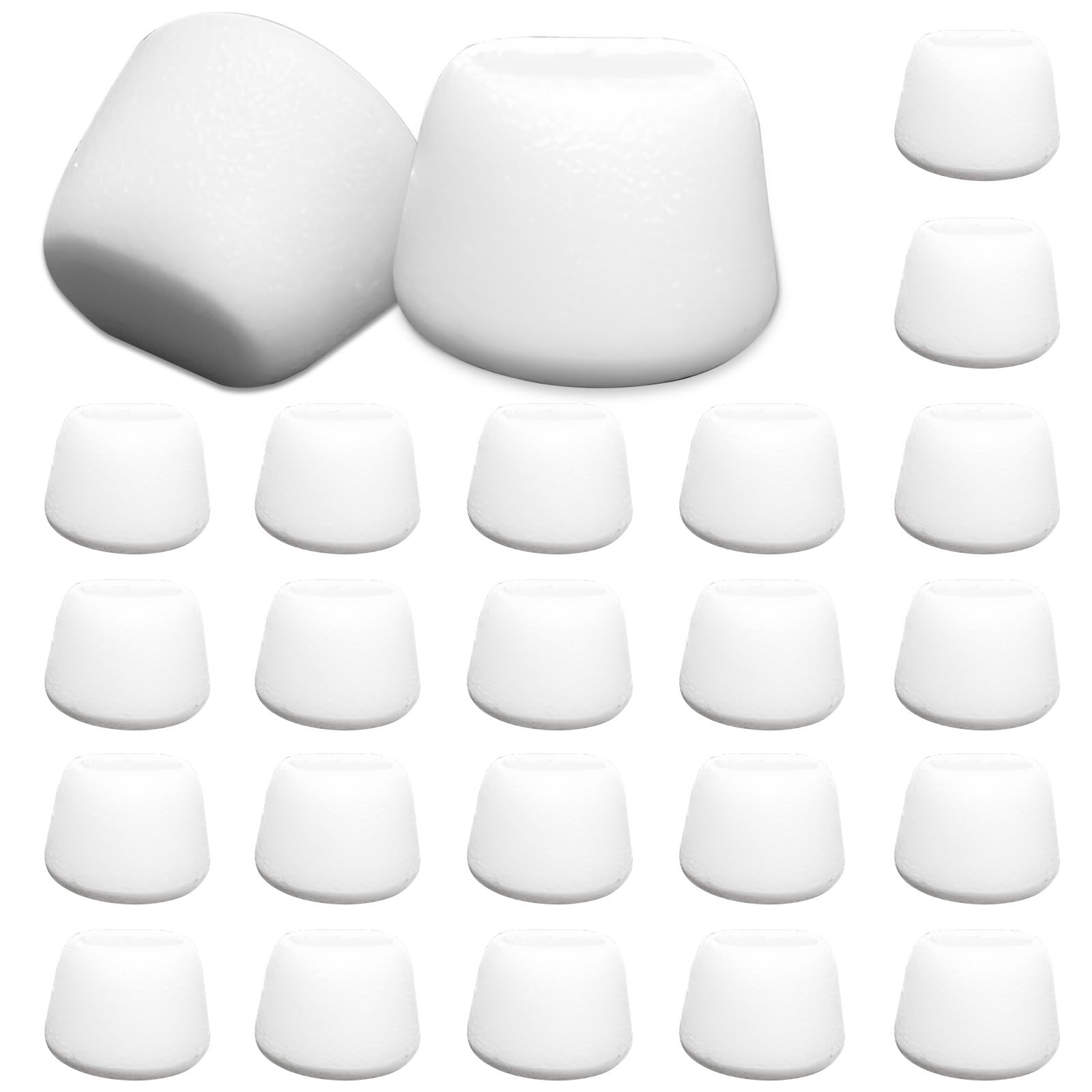 24-Pack Kohler Kitchen Sink Rack Feet Replacement for Part 84544-0 White