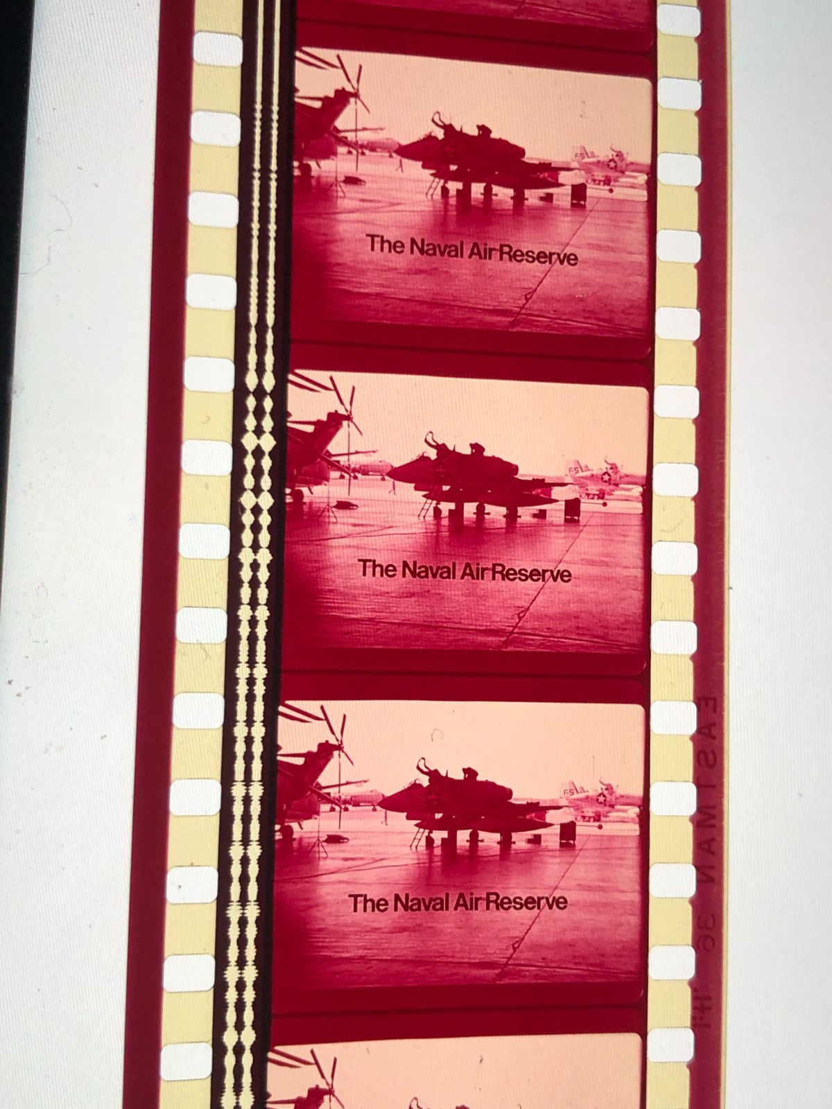 Vintage 1970's THE US NAVAL AIR RESERVE 35mm Movie Theater Ad Film Trailer Reel