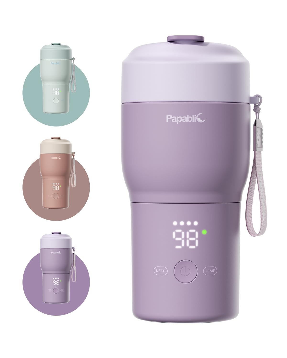 Warmer Bottle Pro Fast Heating Sterilizer 30W 5 Temp Control Papablic Portable