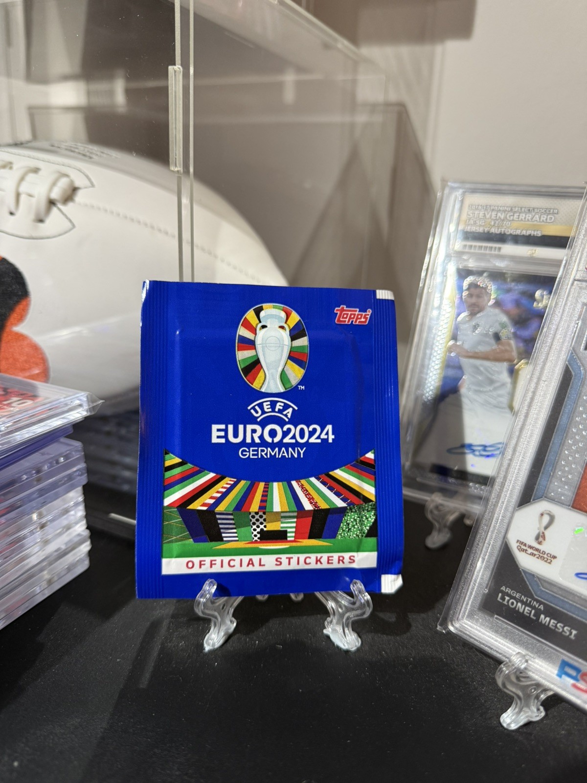 Topps UEFA Euro 2024 Football Sticker Pack One Sealed Pack (Yamal Rookie Year)