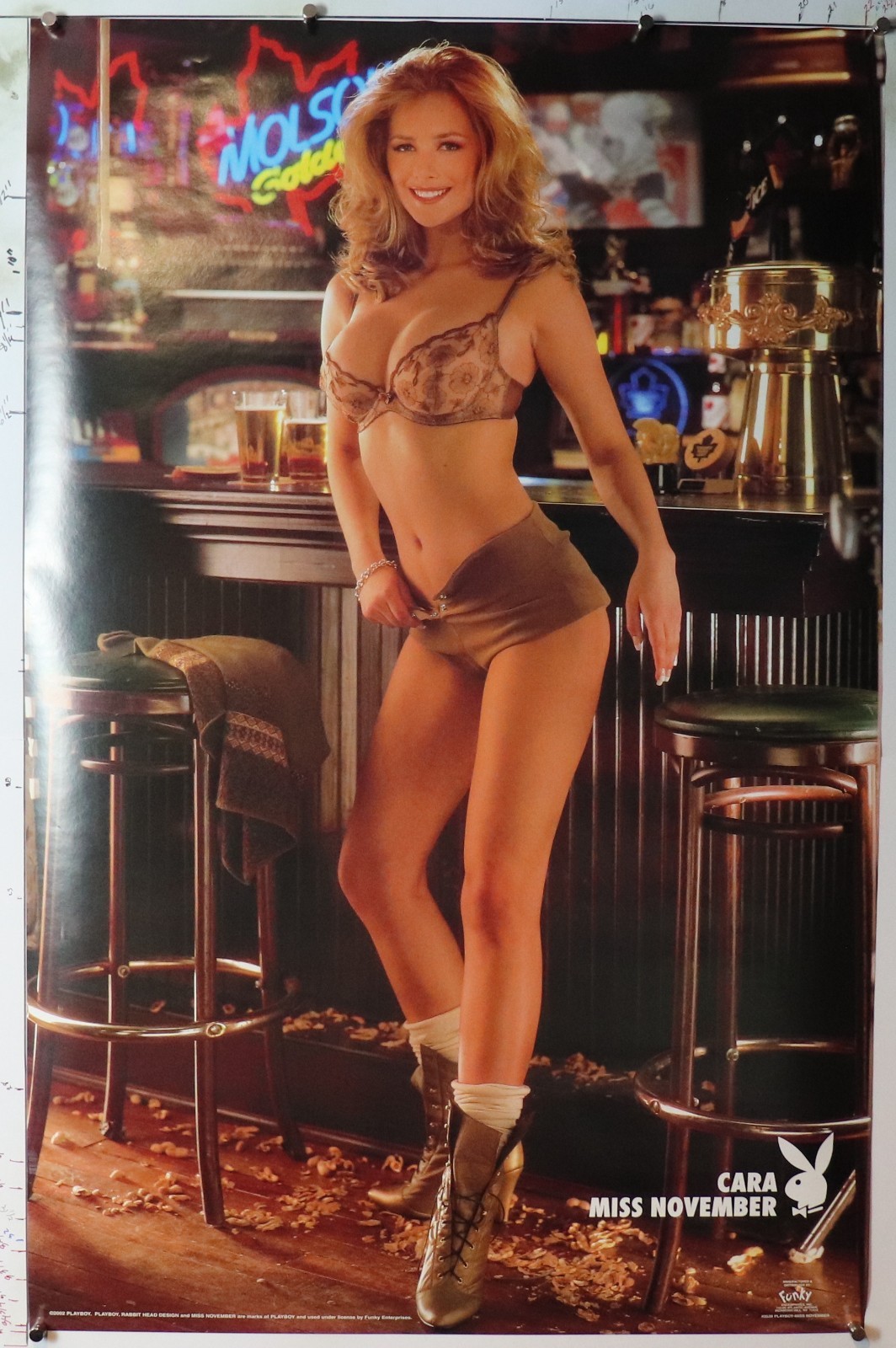 Cara Wakelin Playboy Miss November 1999 rare Poster 22.50"X34" NOS ( b340)