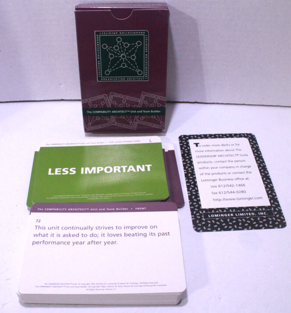 The Compability Architech Unit & Team Builder A Leadership Architect Suite v7.1