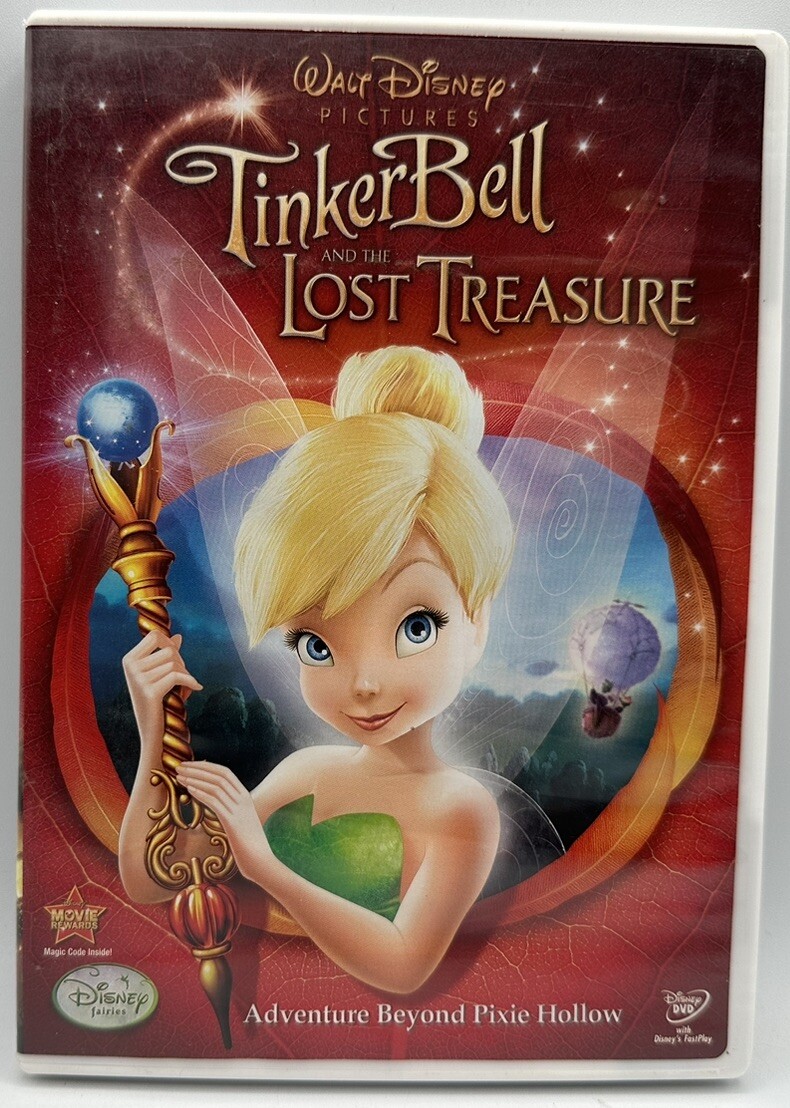 Tinker Bell And The Lost Treasure DVD Disney Widescreen  Animation 2009