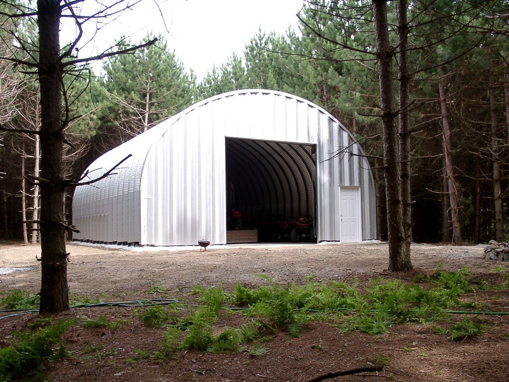 DuroSPAN 25x30x14 Steel Arch Clear Span S-Building Straight Wall Factory Direct