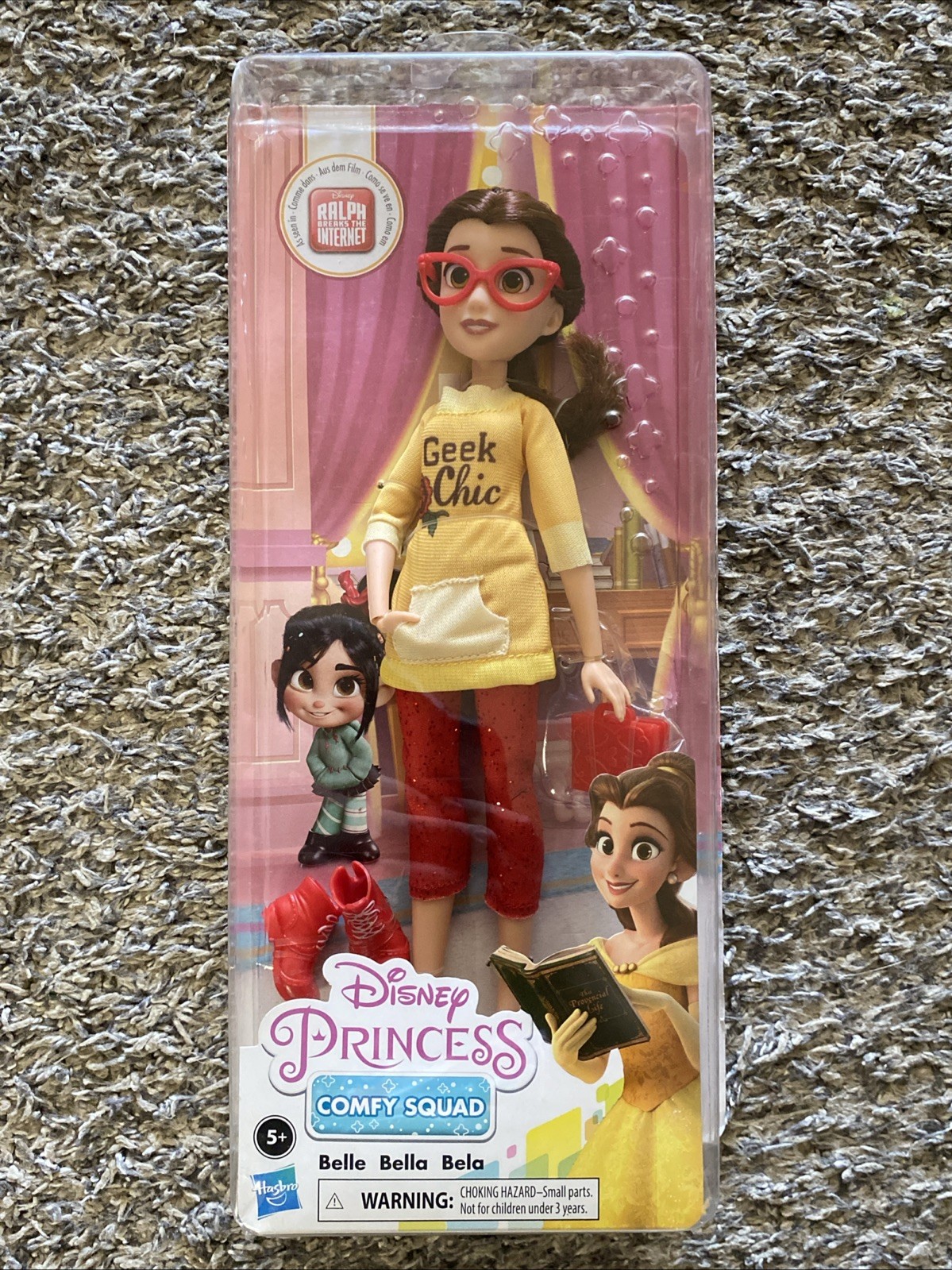 Disney Princess Comfy Squad Doll BELLE Ralph Breaks The Internet - W/box Damage