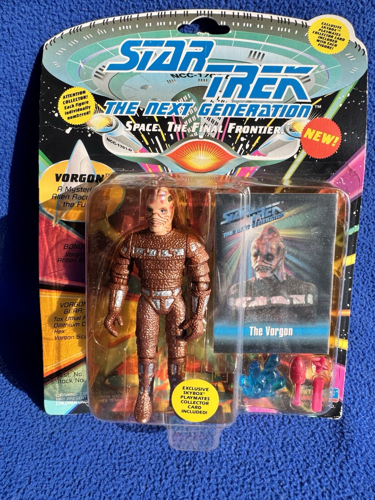 Playmates Star Trek Next Generation Action Figure Vorgon 1993 NOC