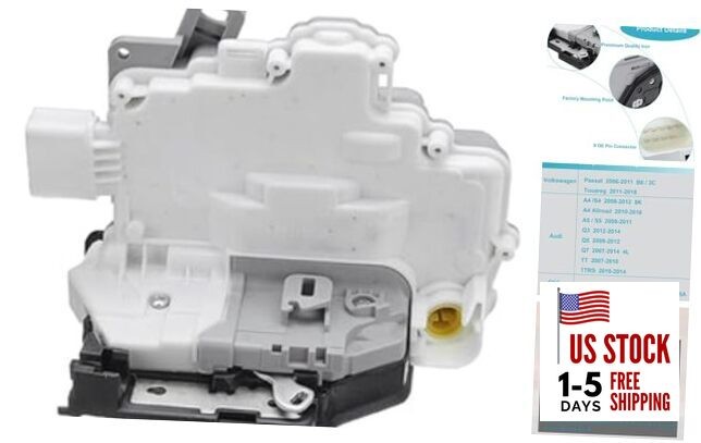  Power Door Lock Latch Actuator Front Left Driver Side w/ 9 Pin Connector 