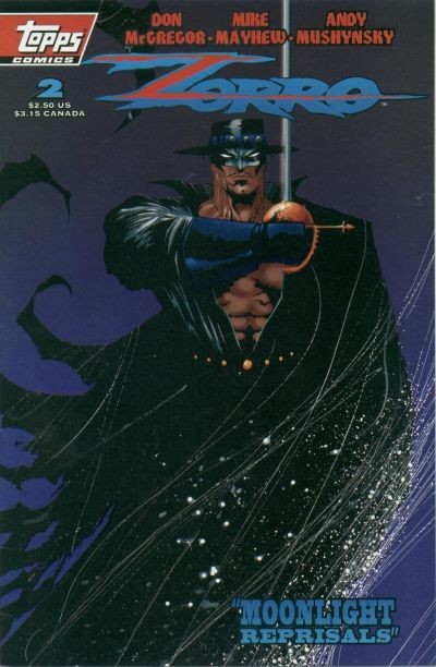 Zorro #2; Topps Comics, 1993; western; fantasy; FN++