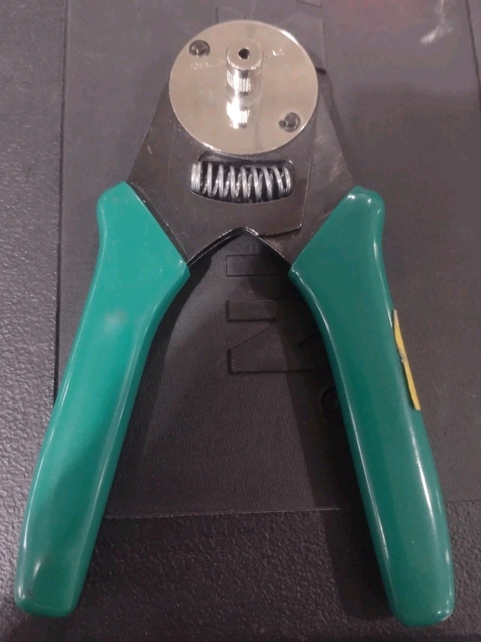 IDEAL Hand Crimp Tool 35-465 4-Way Indent Tool Round Pin 20-26 AWG Green 