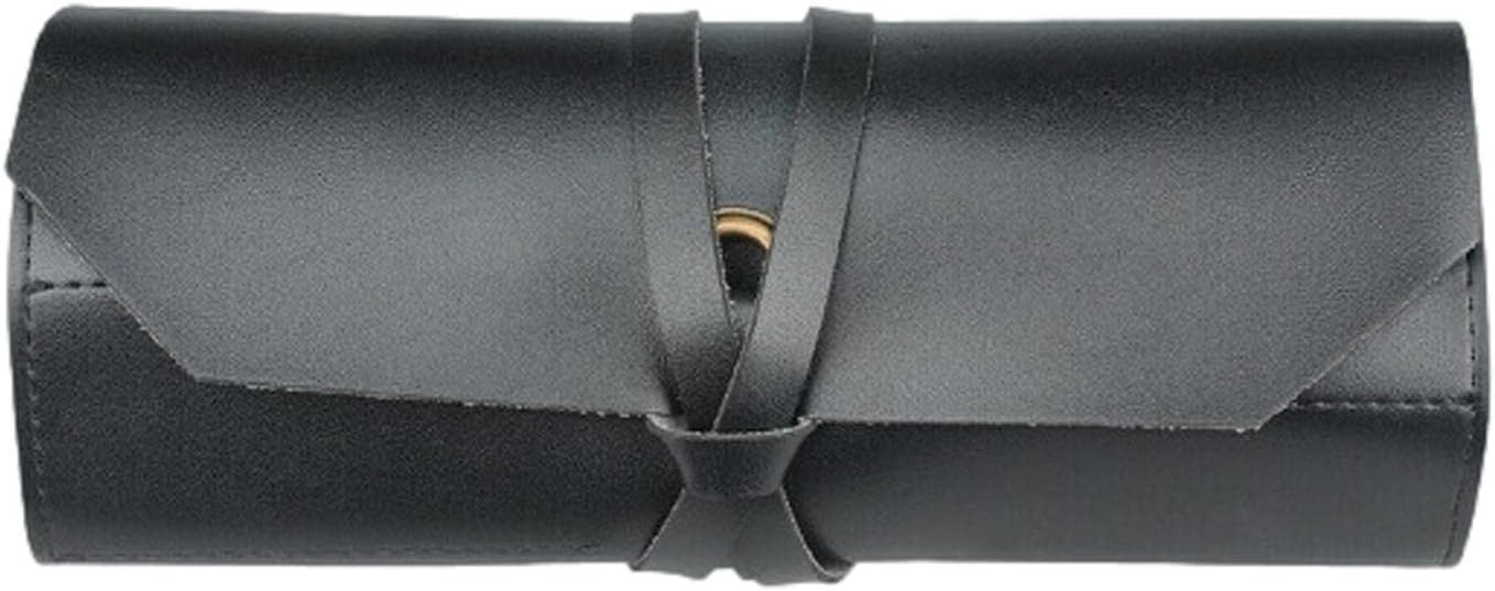 Leather Tool Roll Pouch 10 Slots Portable Carrying Case Full Grain Skin