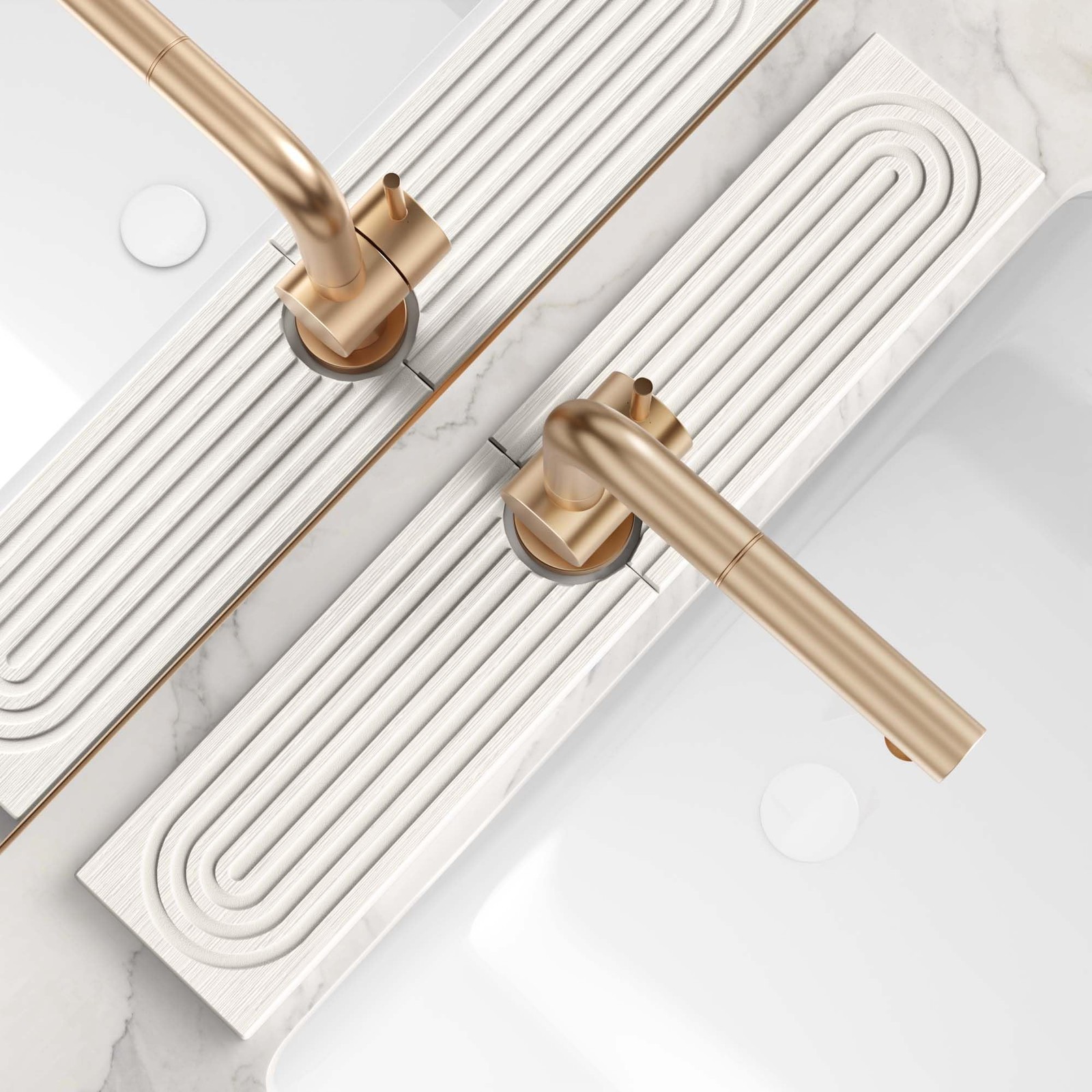 Stone Faucet Mat Diatomite Drying 20 x 3.9 Sink Protector Light Grey Eormoe