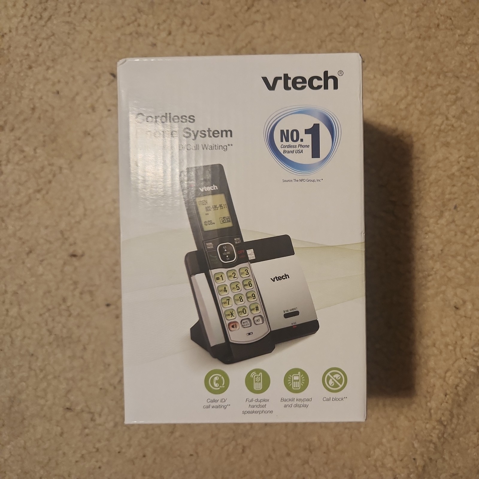 New VTech CS5119 DECT 6.0 Cordless Phone System with Caller ID/ Caller Waiting
