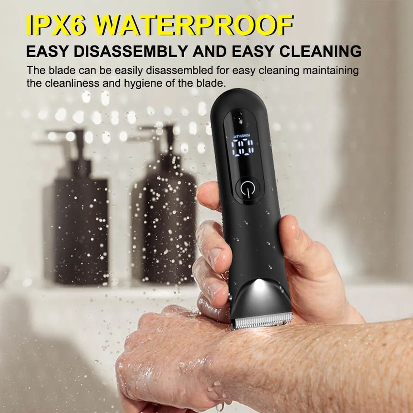 The Ballber Pro Electric Groin Body Hair Trimmer for Men - Mens Body Groomer