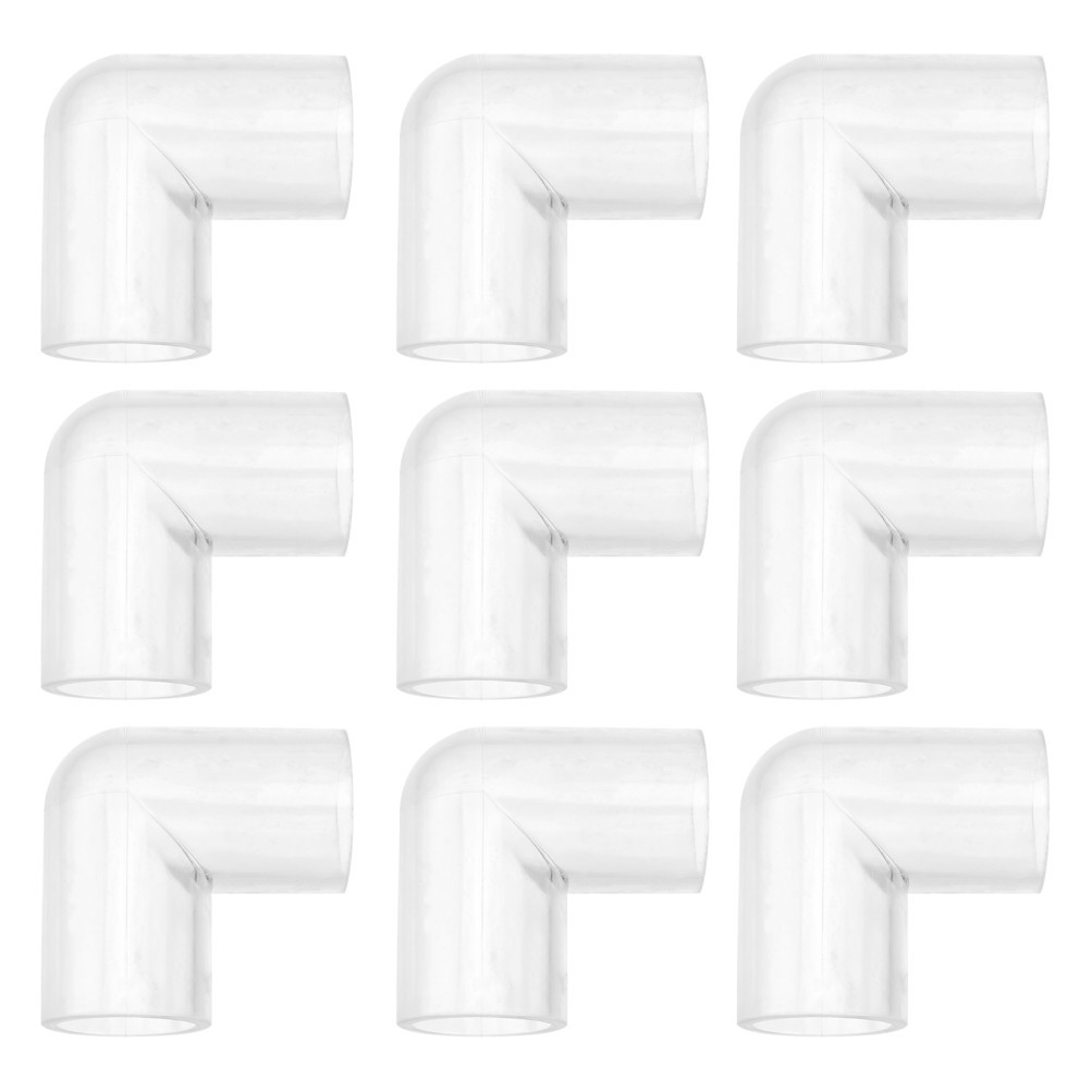 10pcs 16mm Pipe Connector Replacement Right Angle Fish Tank Hose Connector