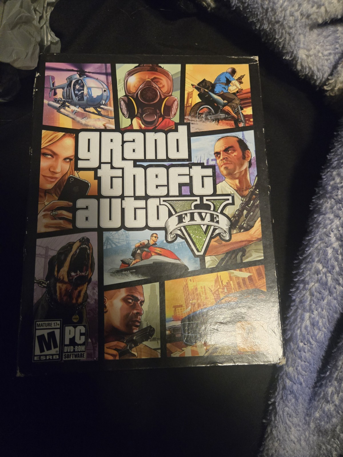 Rockstar Games Grand Theft Auto V PC Original Game Box DVD Keep Case