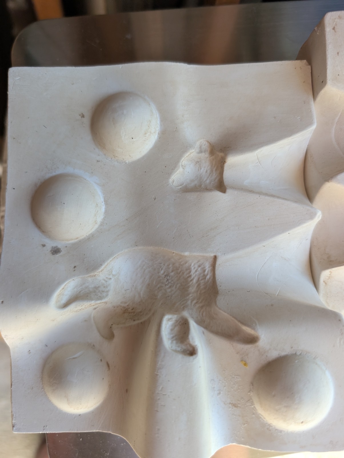 Bear  Vintage Slip Casting Ceramic Mold