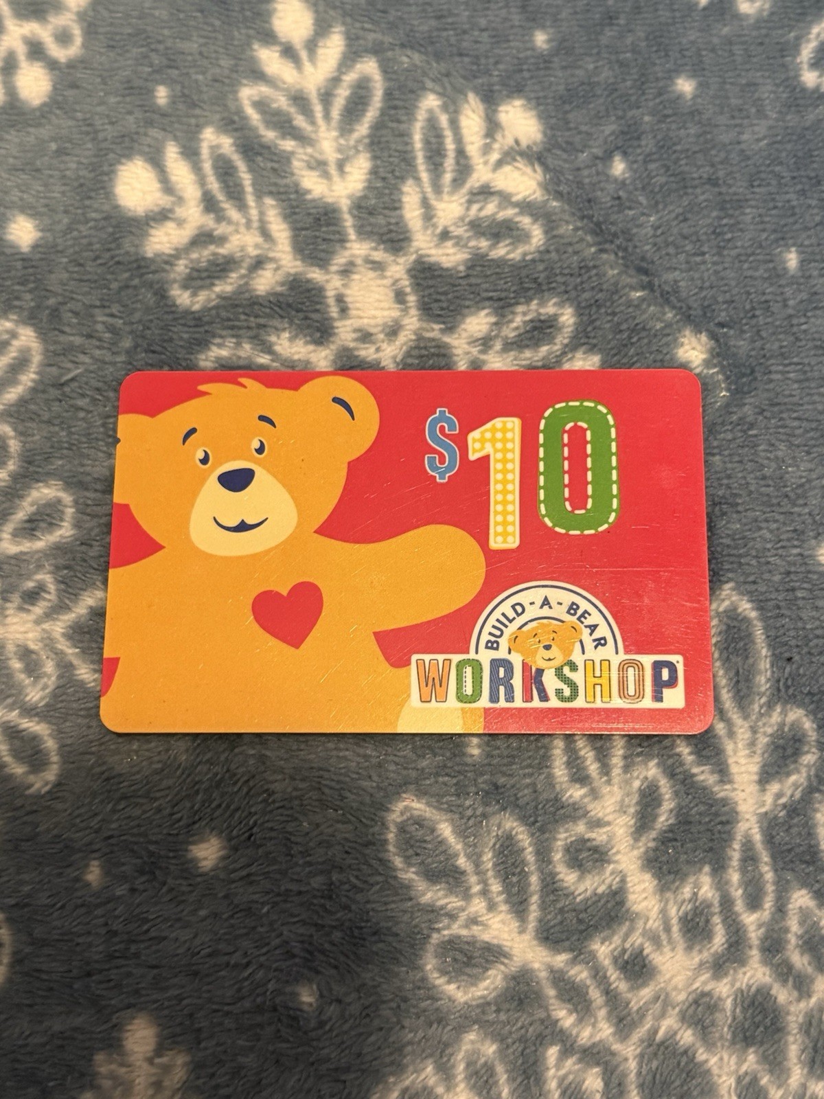 $10 Build A Bear Workshop Gift Card