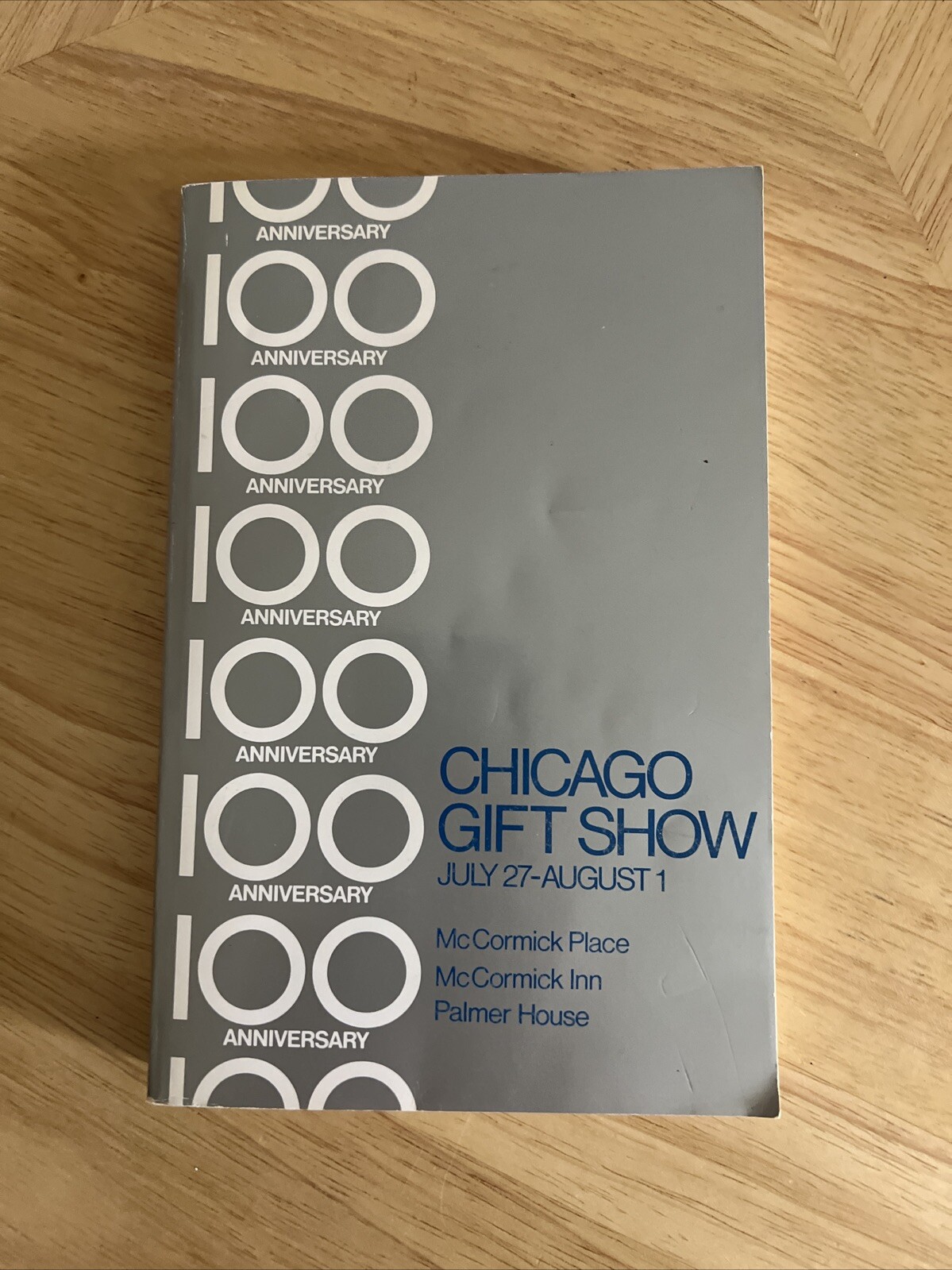 VTG Chicago Gift Show Catalog Guidebook 100 Year Anniversary 1975